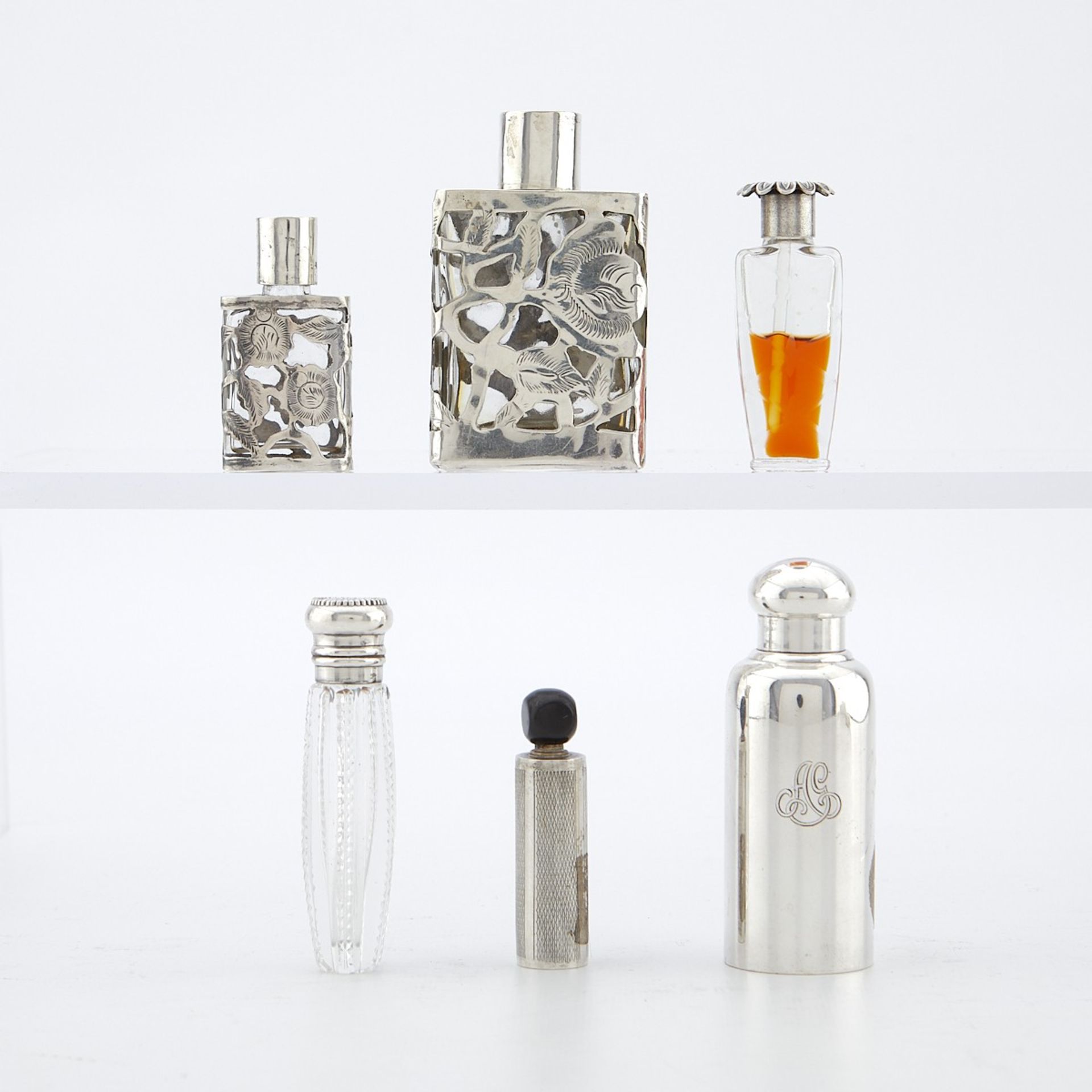 8 Sterling & Silver Perfume Bottles - Tiffany & Co - Bild 2 aus 30