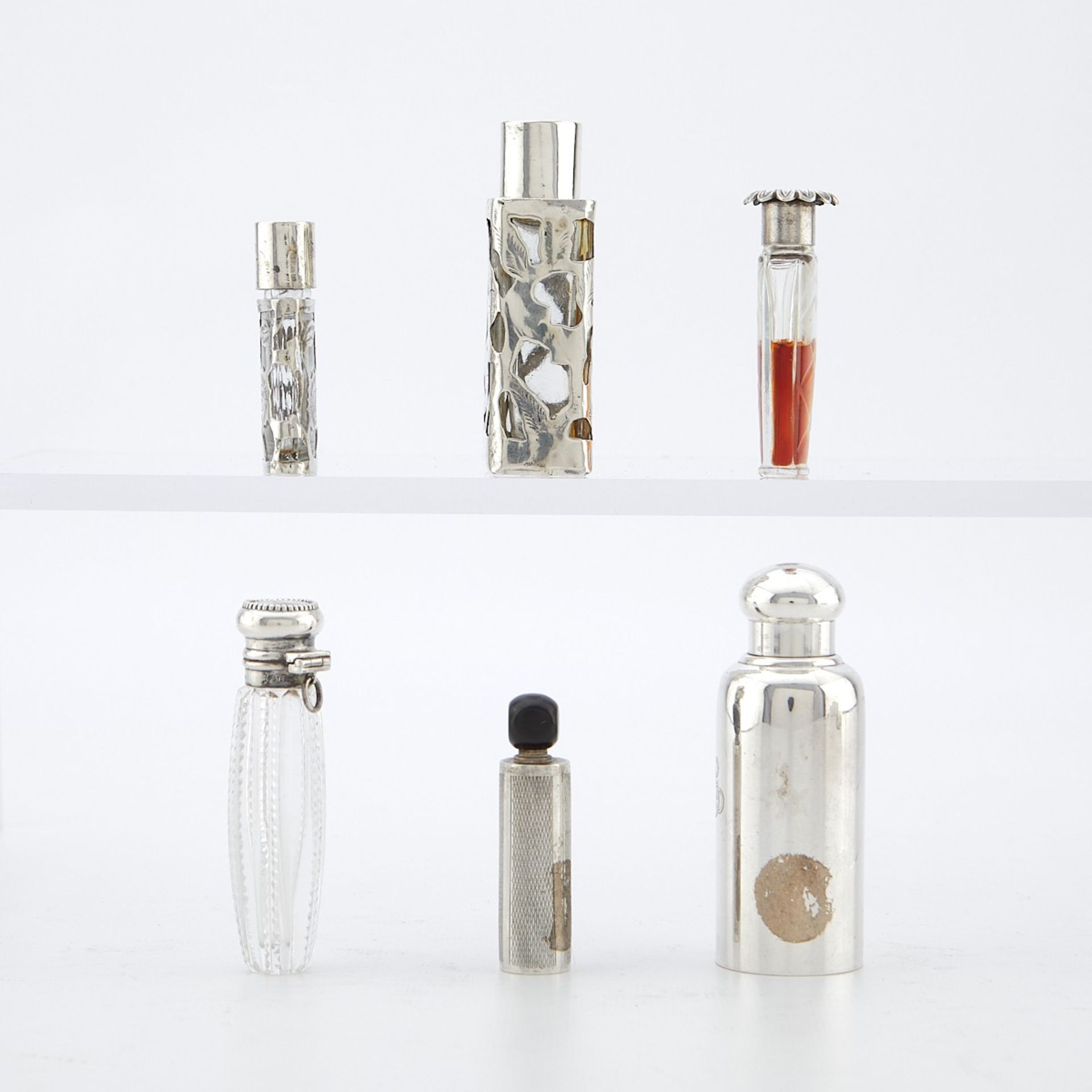 8 Sterling & Silver Perfume Bottles - Tiffany & Co - Bild 4 aus 30