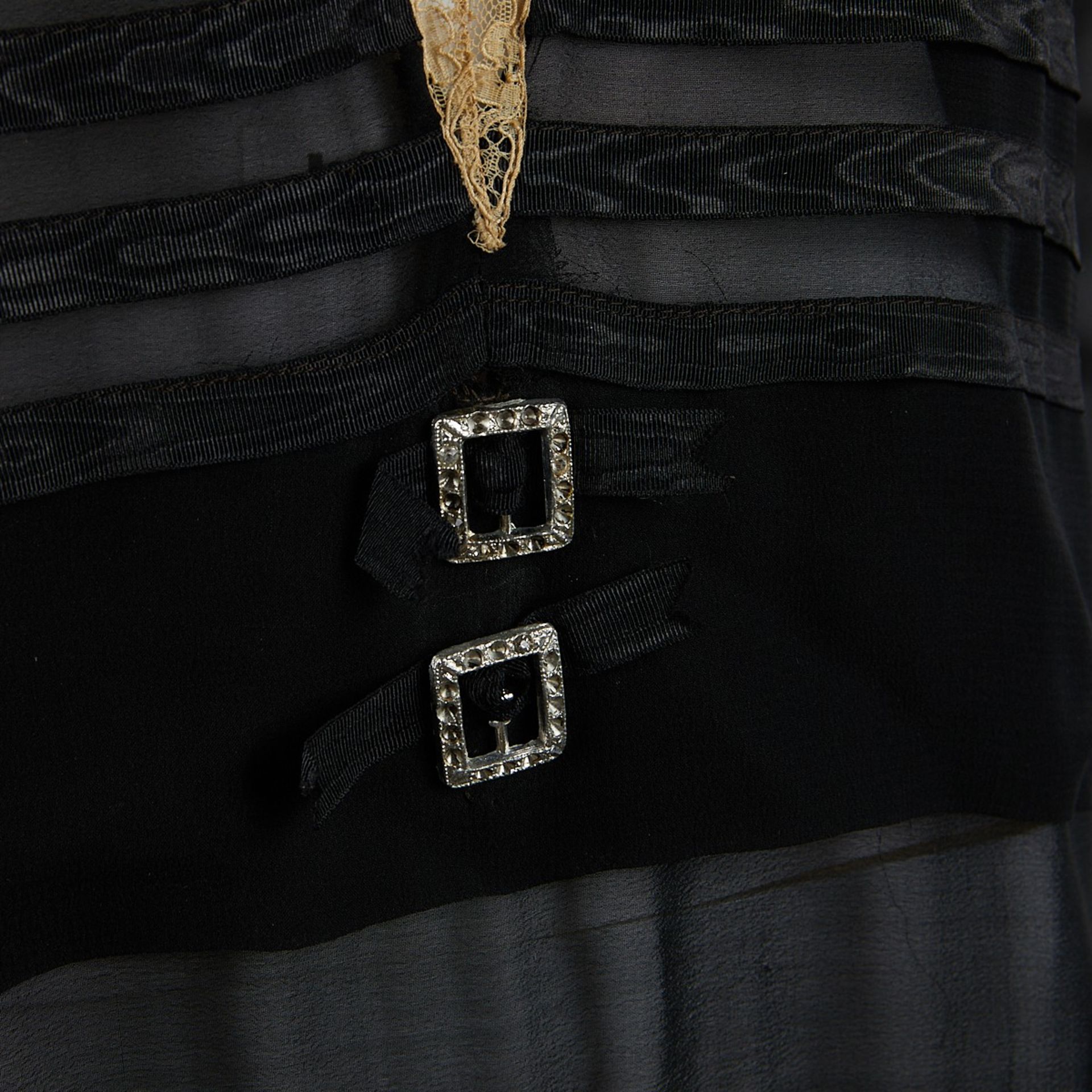 2 Black Flapper Dresses & Slip - Bild 20 aus 29