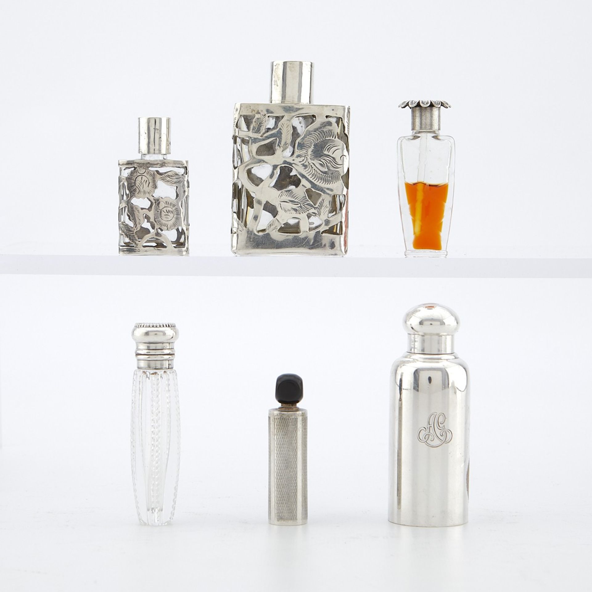 8 Sterling & Silver Perfume Bottles - Tiffany & Co - Bild 3 aus 30