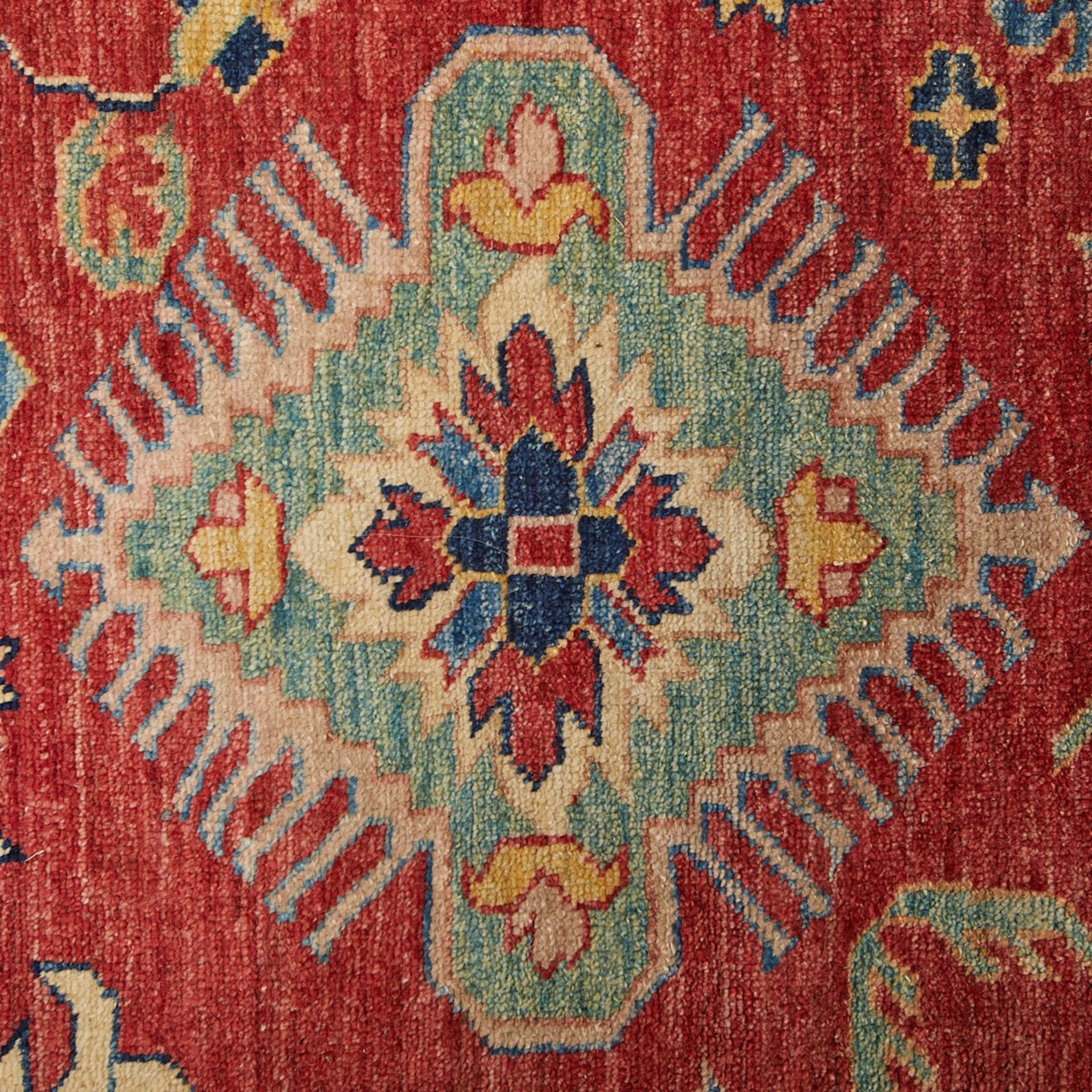 20th c. Caucasian Wool Rug 15' x 10' - Bild 4 aus 6