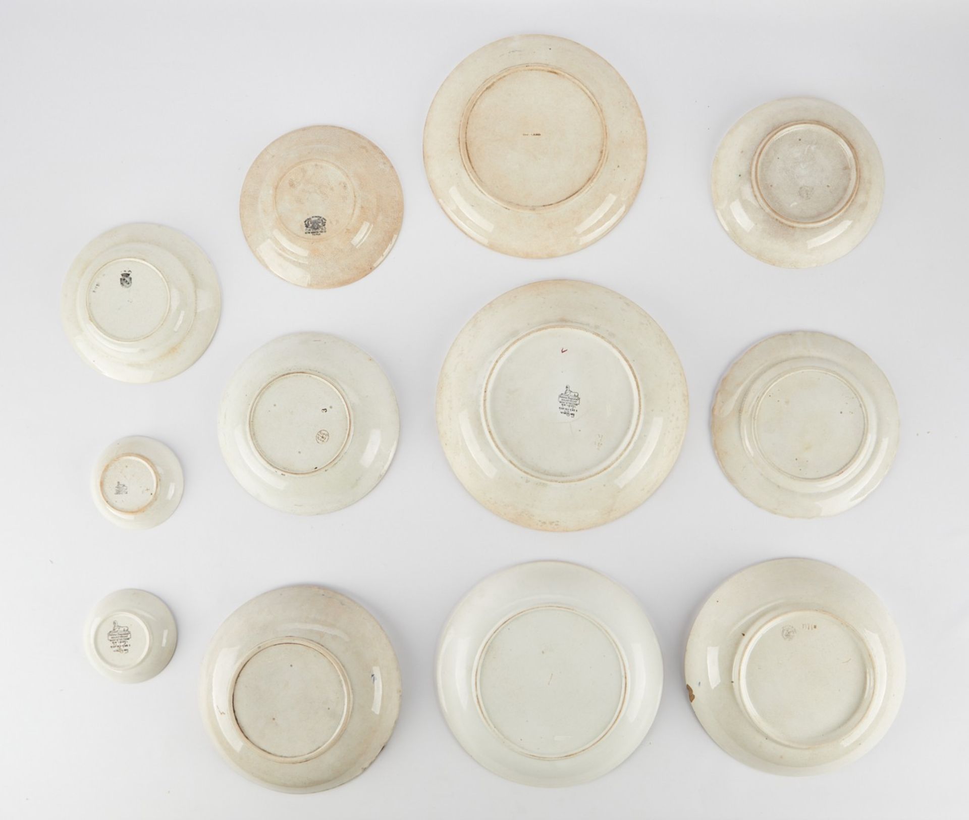13 Spongeware Decorated Ceramic Plates & Dishes - Bild 11 aus 17