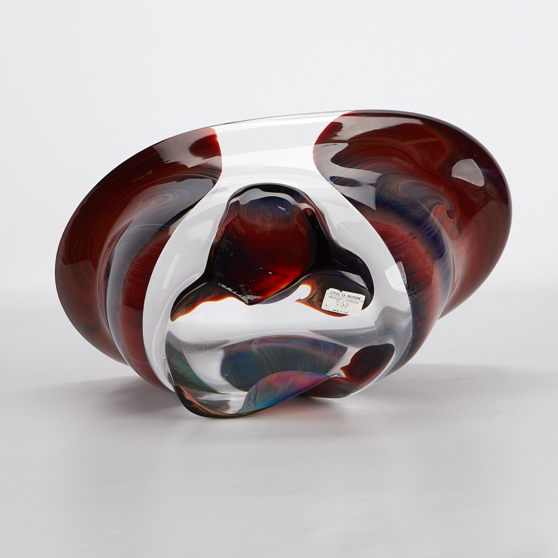 Dino Rosin Murano Glass Bowl - Image 7 of 9