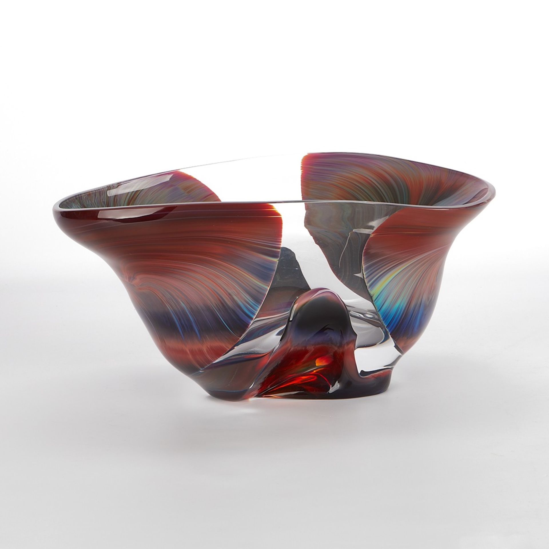 Dino Rosin Murano Glass Bowl - Image 3 of 9