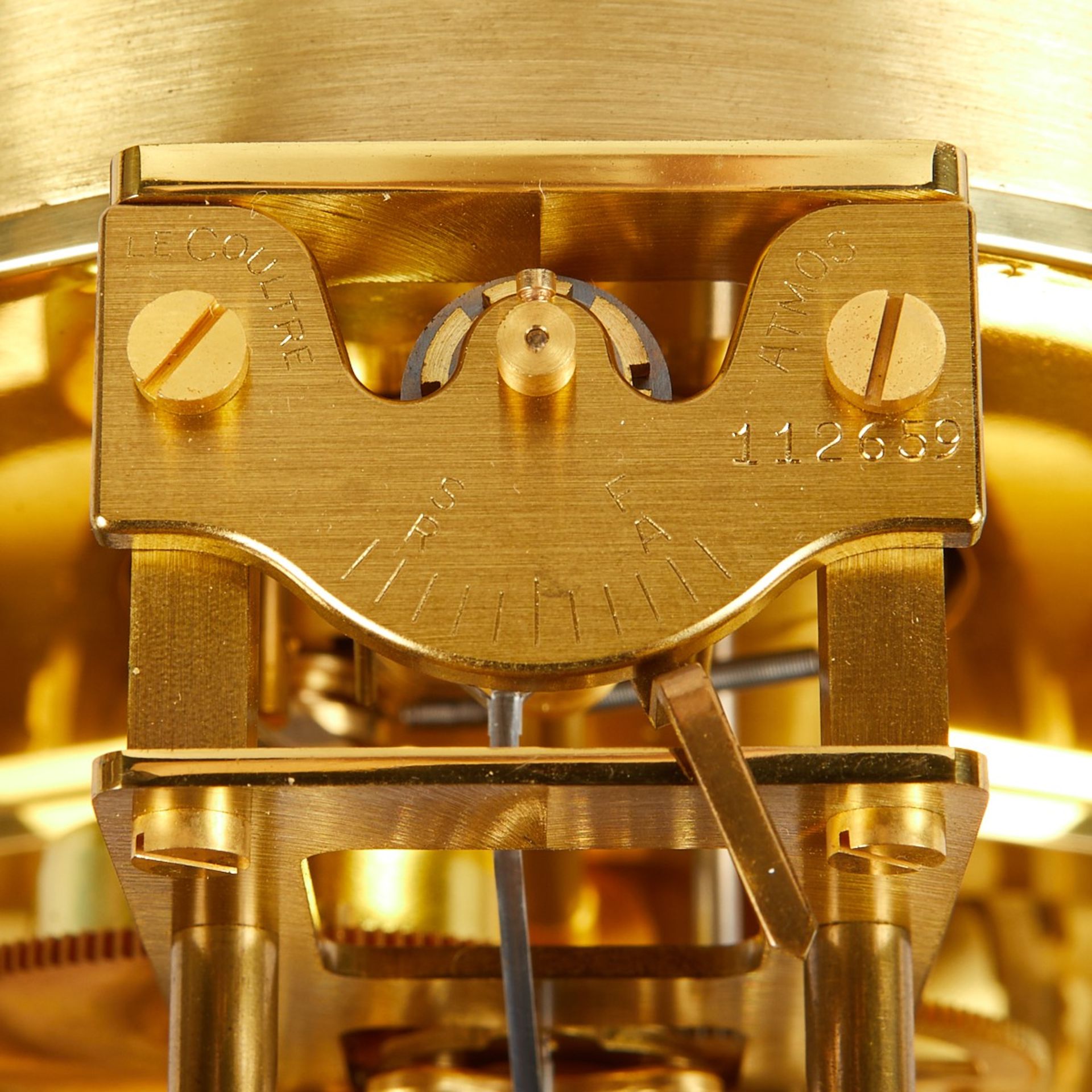 Jaeger LeCoultre Gold Atmos Table Clock - Image 7 of 7