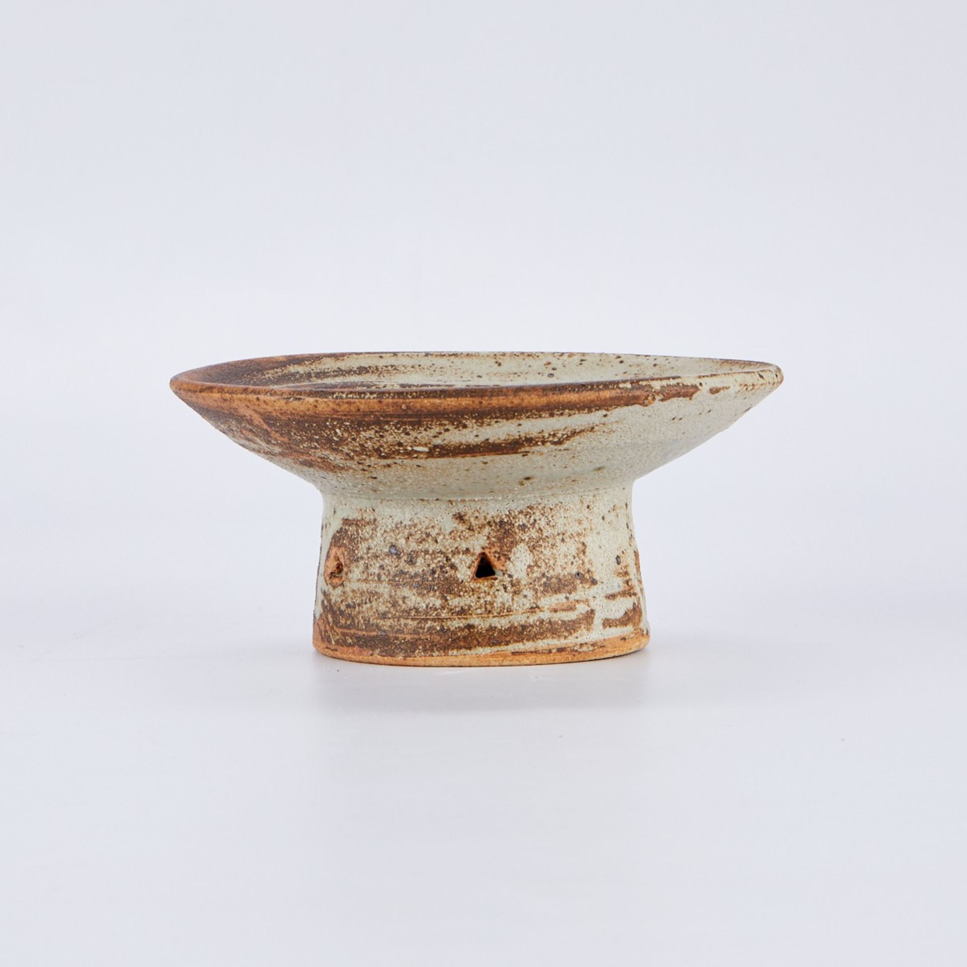 Warren MacKenzie Miniature Tazza - Double Stamped - Image 3 of 7