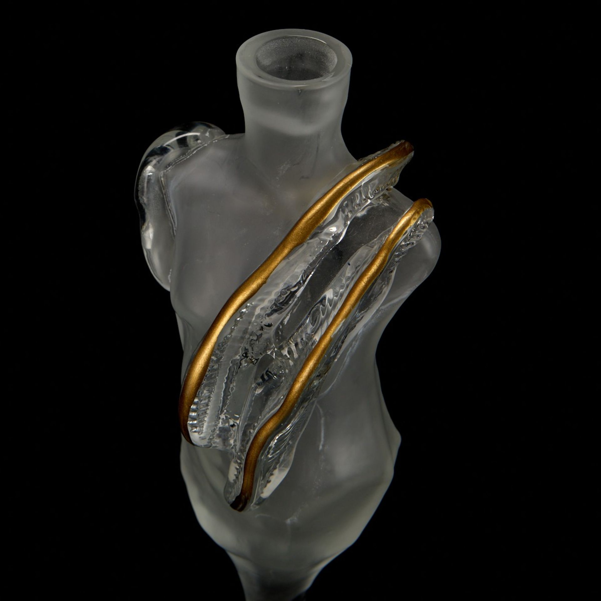 6 Figural Glass Perfume Bottles Elena Graure Manta - Image 8 of 10