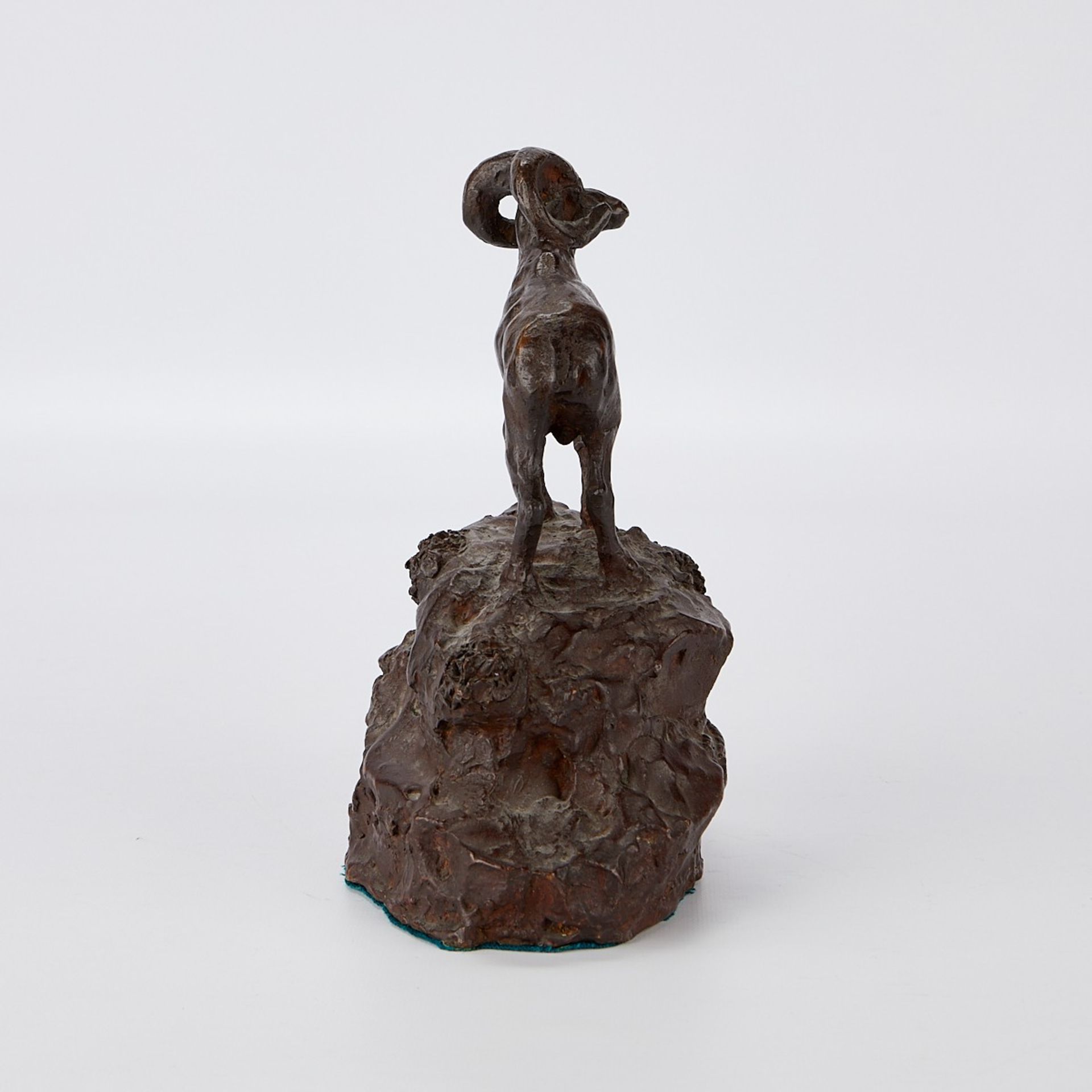 After Charles Russell Ram Bronze Sculpture - Image 4 of 8