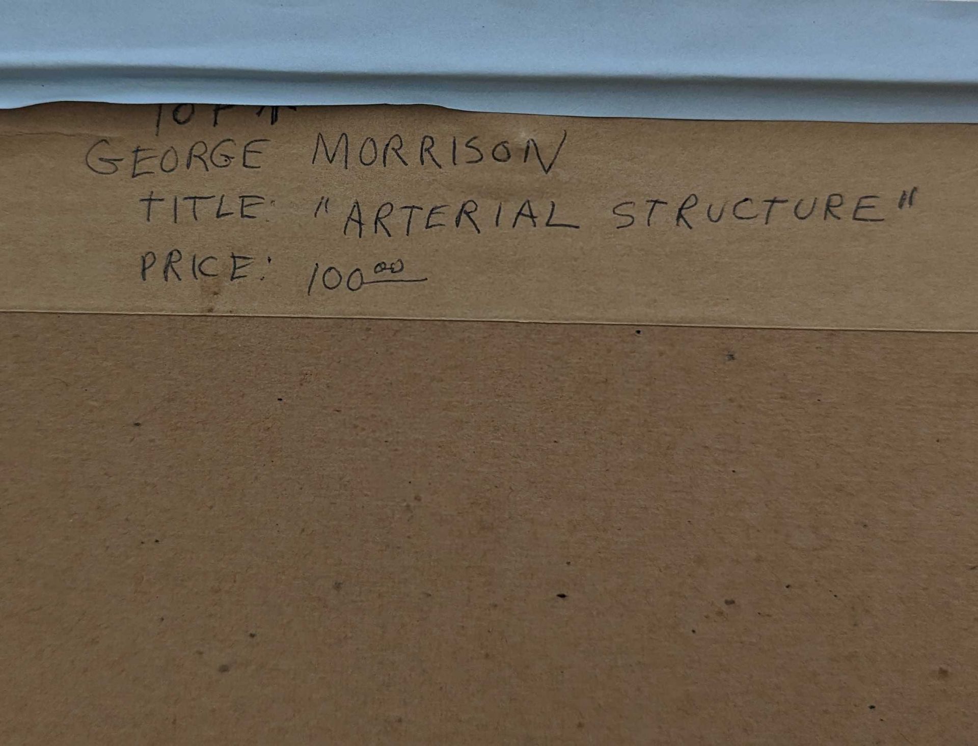 George Morrison "Arterial Structure" Painting - Image 7 of 8