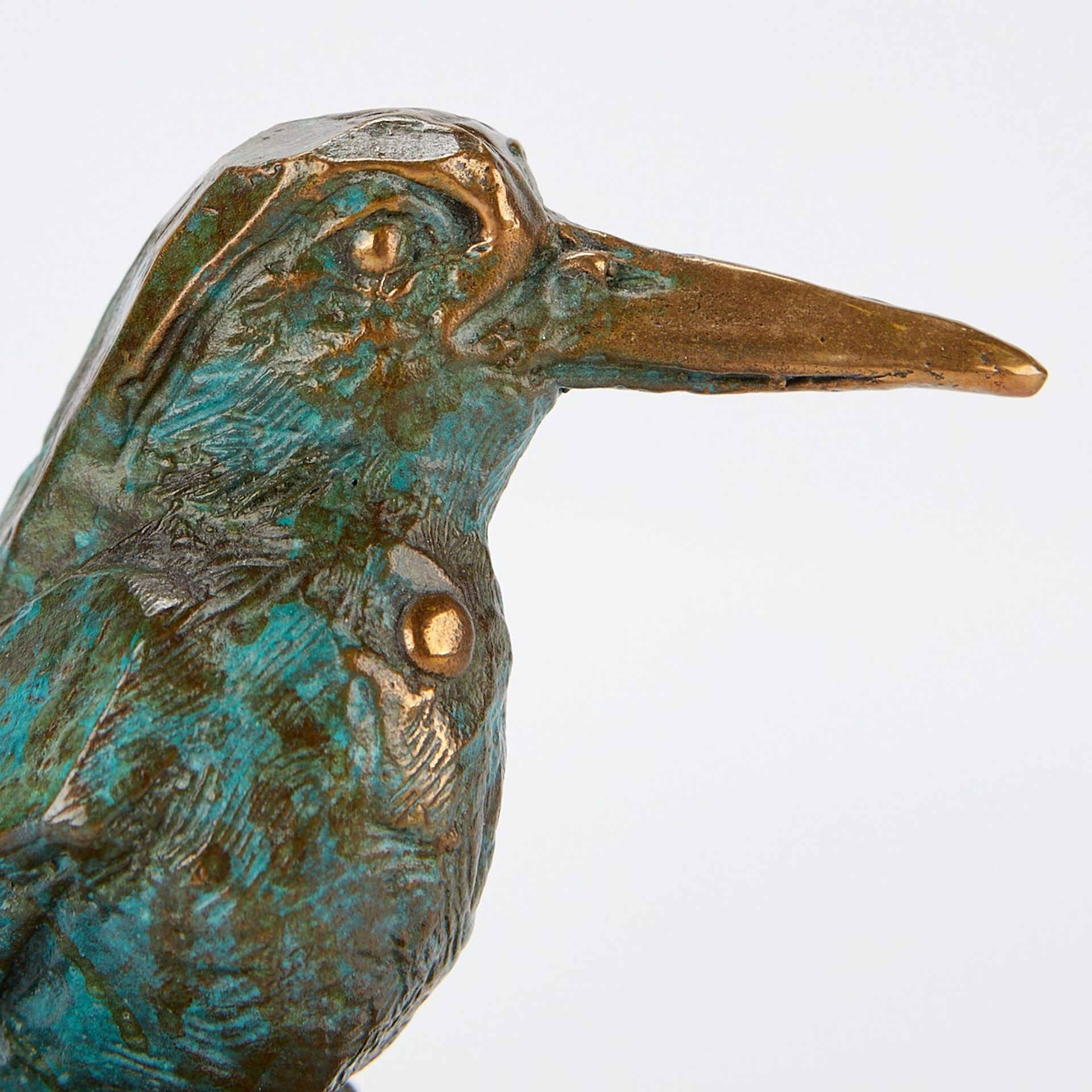 2 Bronze Sculptures - Bird & Chameleon - Image 11 of 13