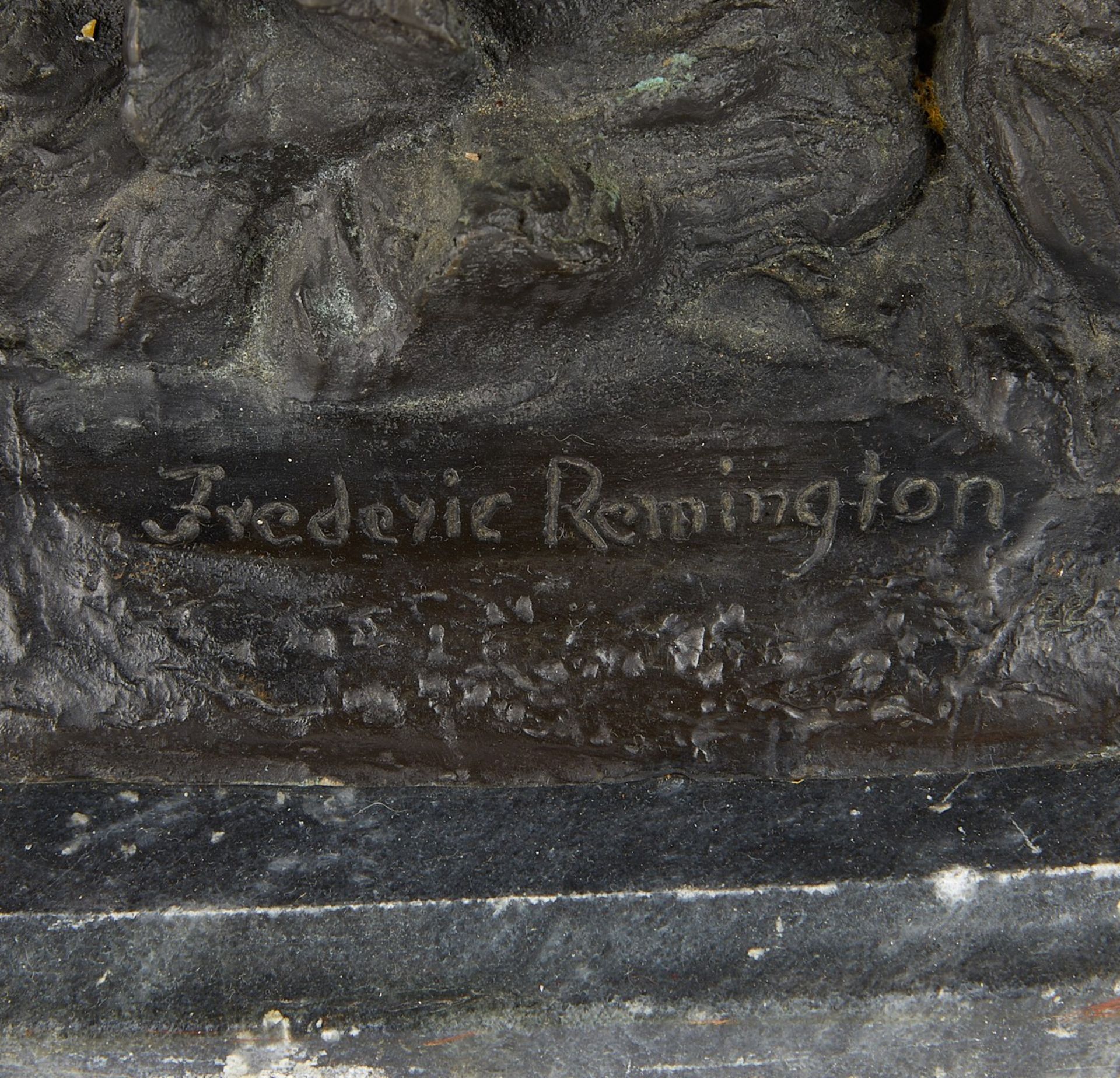 After Remington "Horse Thief" Bronze Sculpture - Image 3 of 9