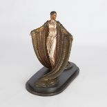 Erte "La Mysterieuse" Bronze Sculpture 1980