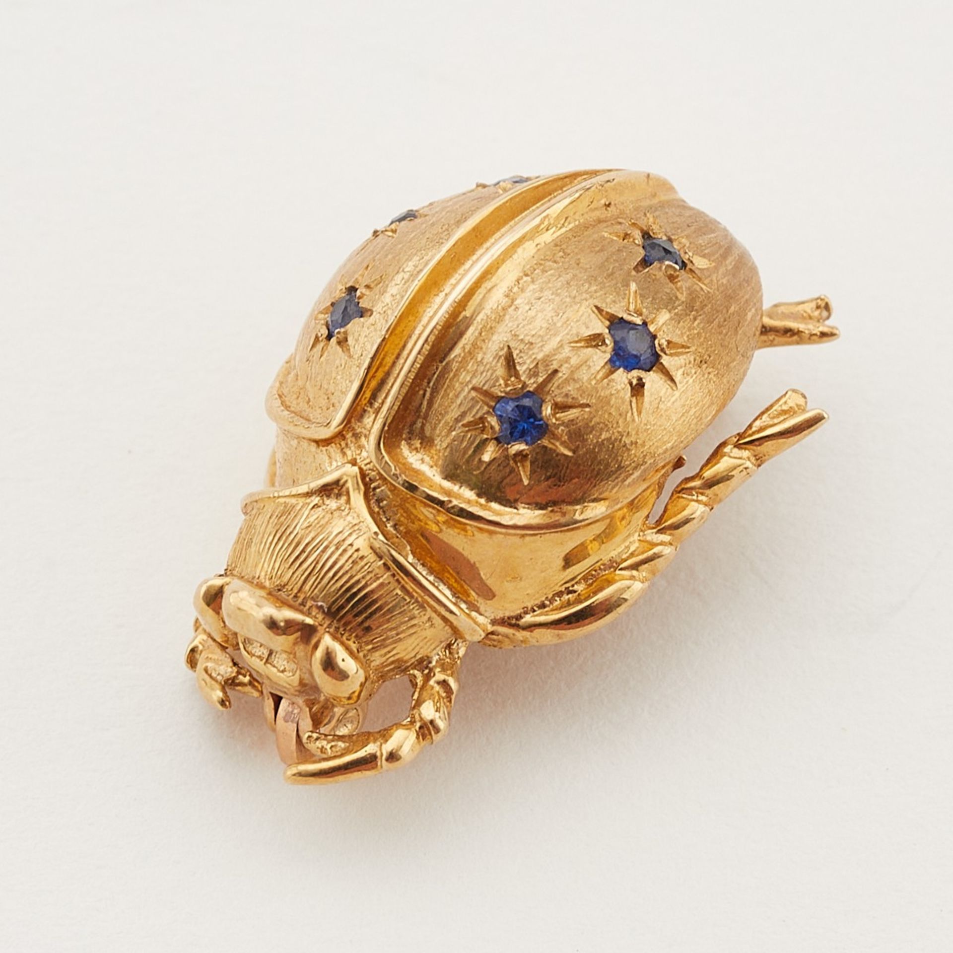 Carl D. Lindstrom 14K Gold Beetle Pin