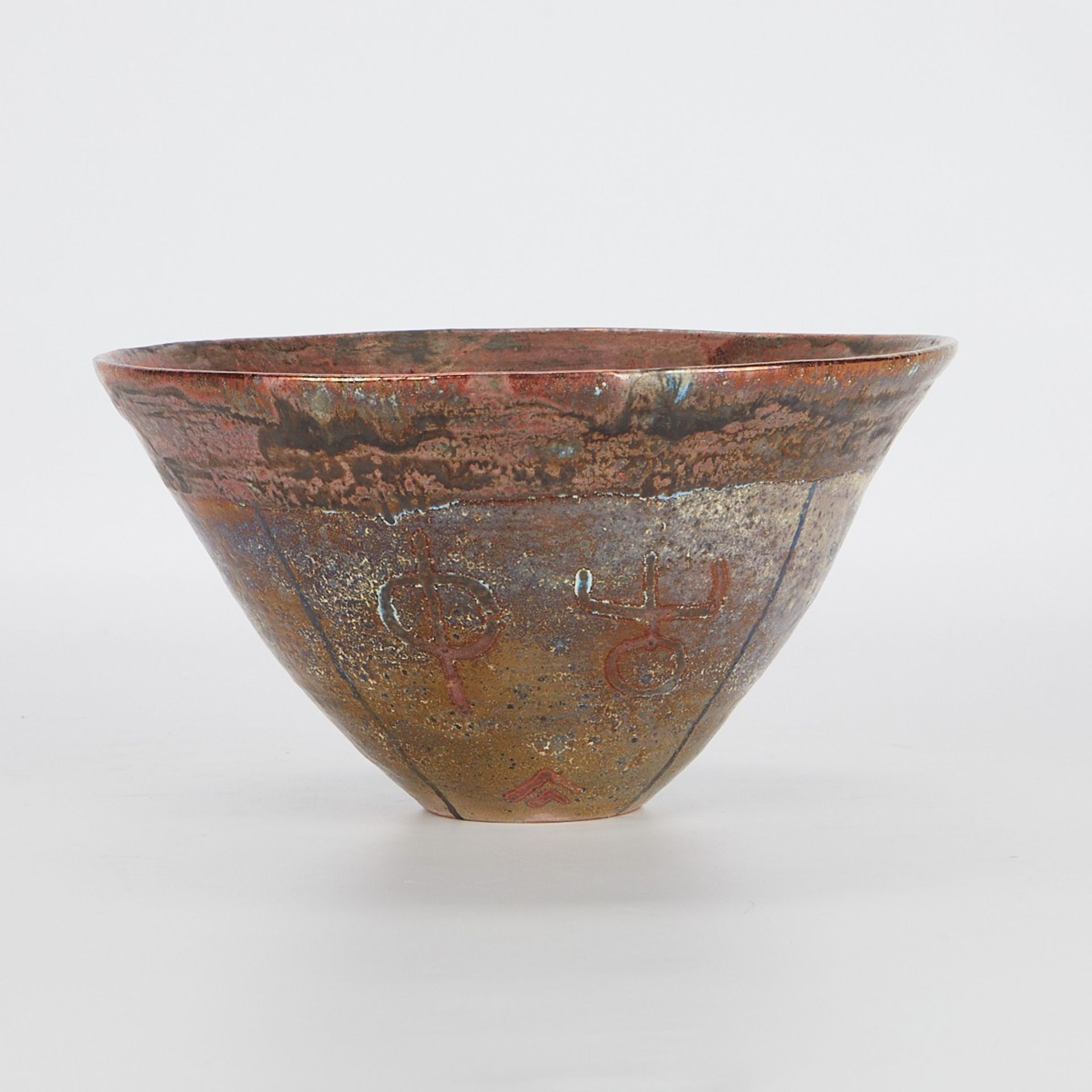 Beatrice Wood Beato Luster Ceramic Vase - Image 5 of 11