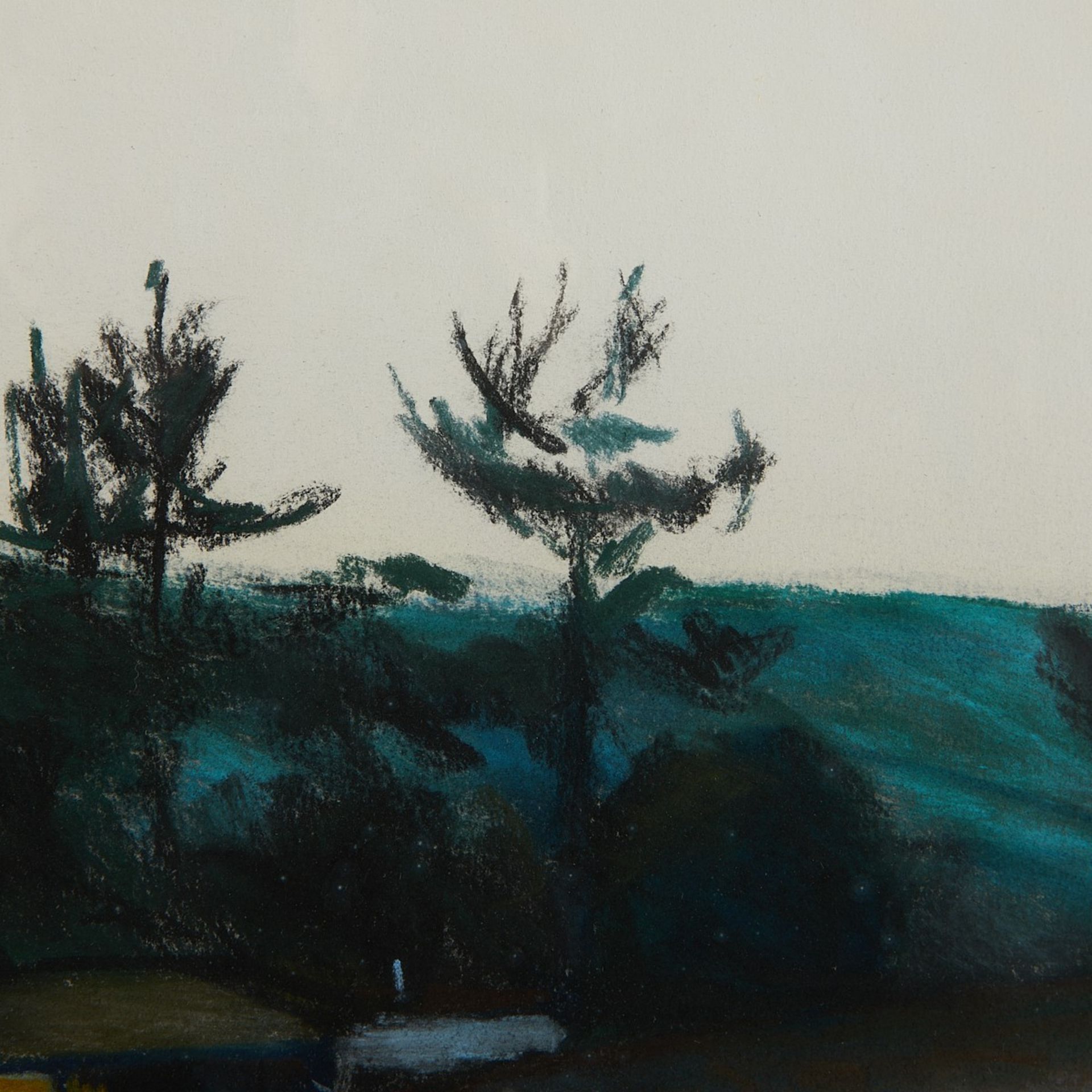 Robert McKibbin Distant Blue Hills Pastel Drawing - Bild 4 aus 5