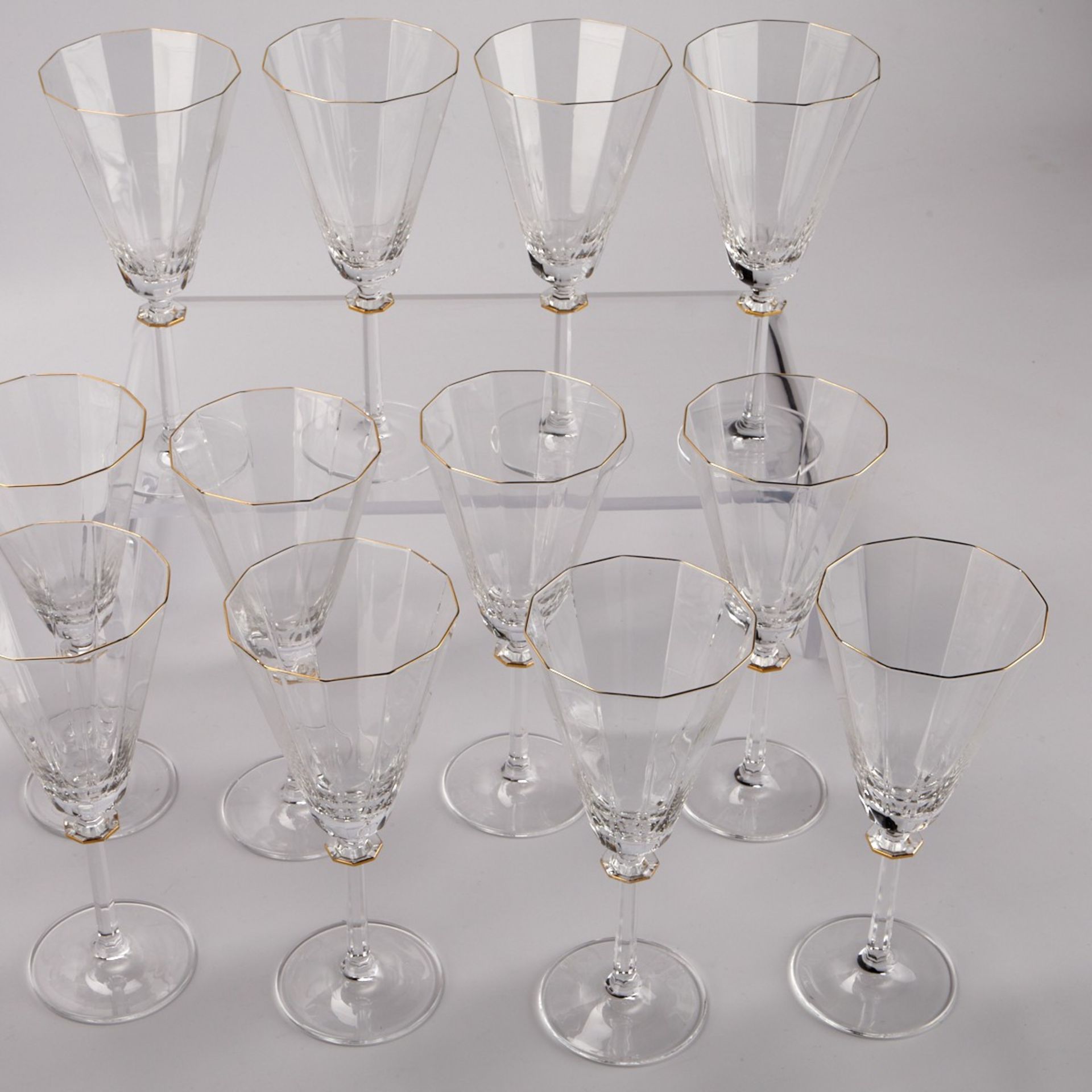 Group of 35 Mikasa South Hampton Gold Stemware - Image 5 of 5