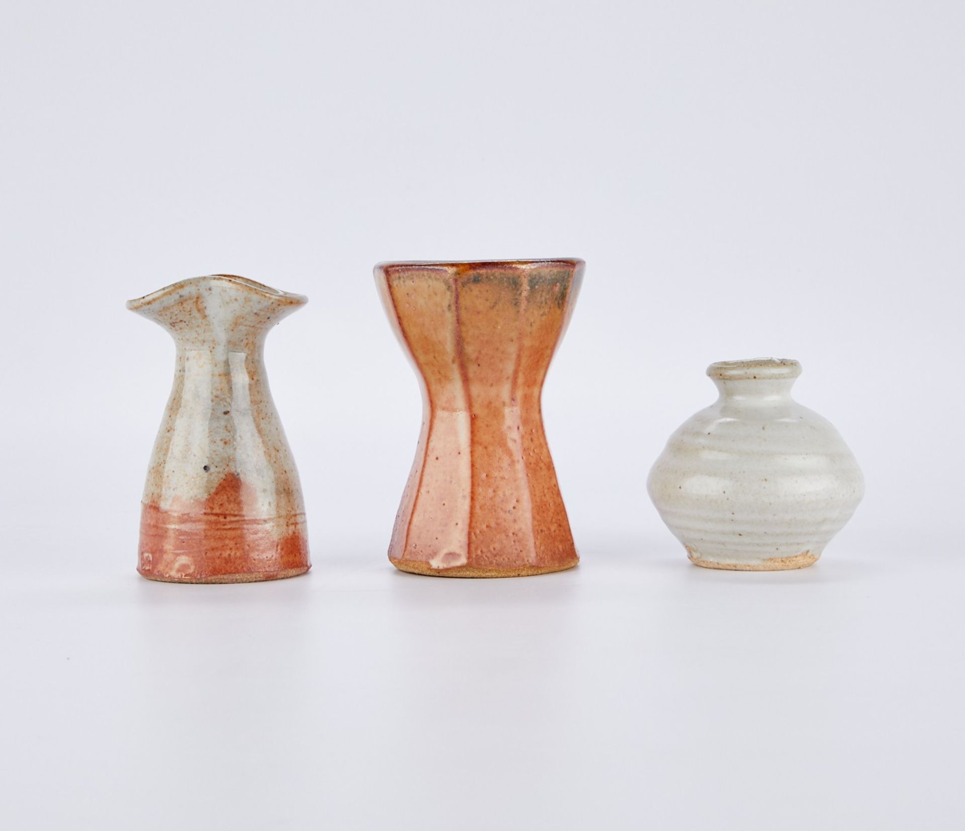 3 Warren MacKenzie Small Vases - Marked