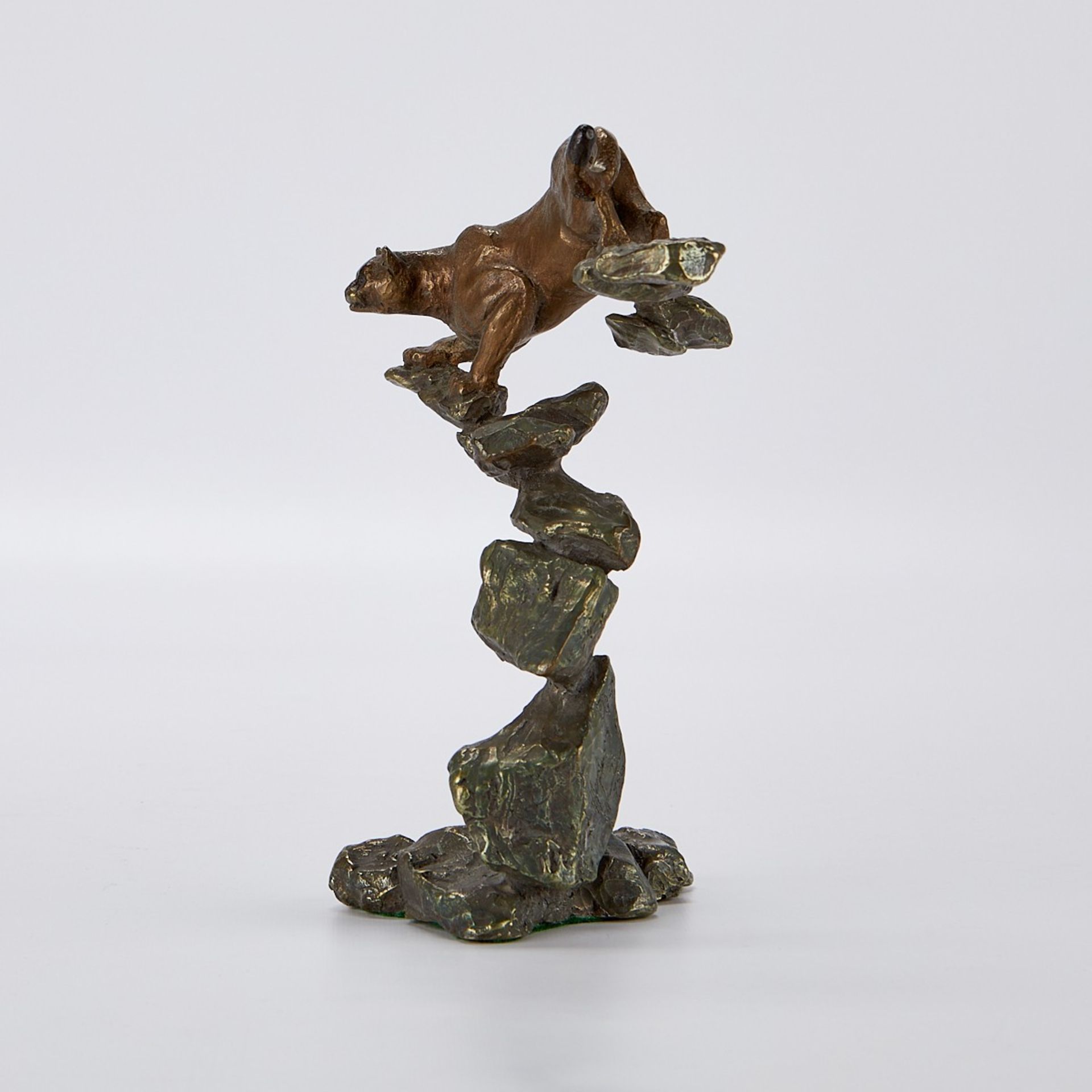 Mark Hopkins Cougar Bronze Sculpture w/ Box - Image 6 of 9