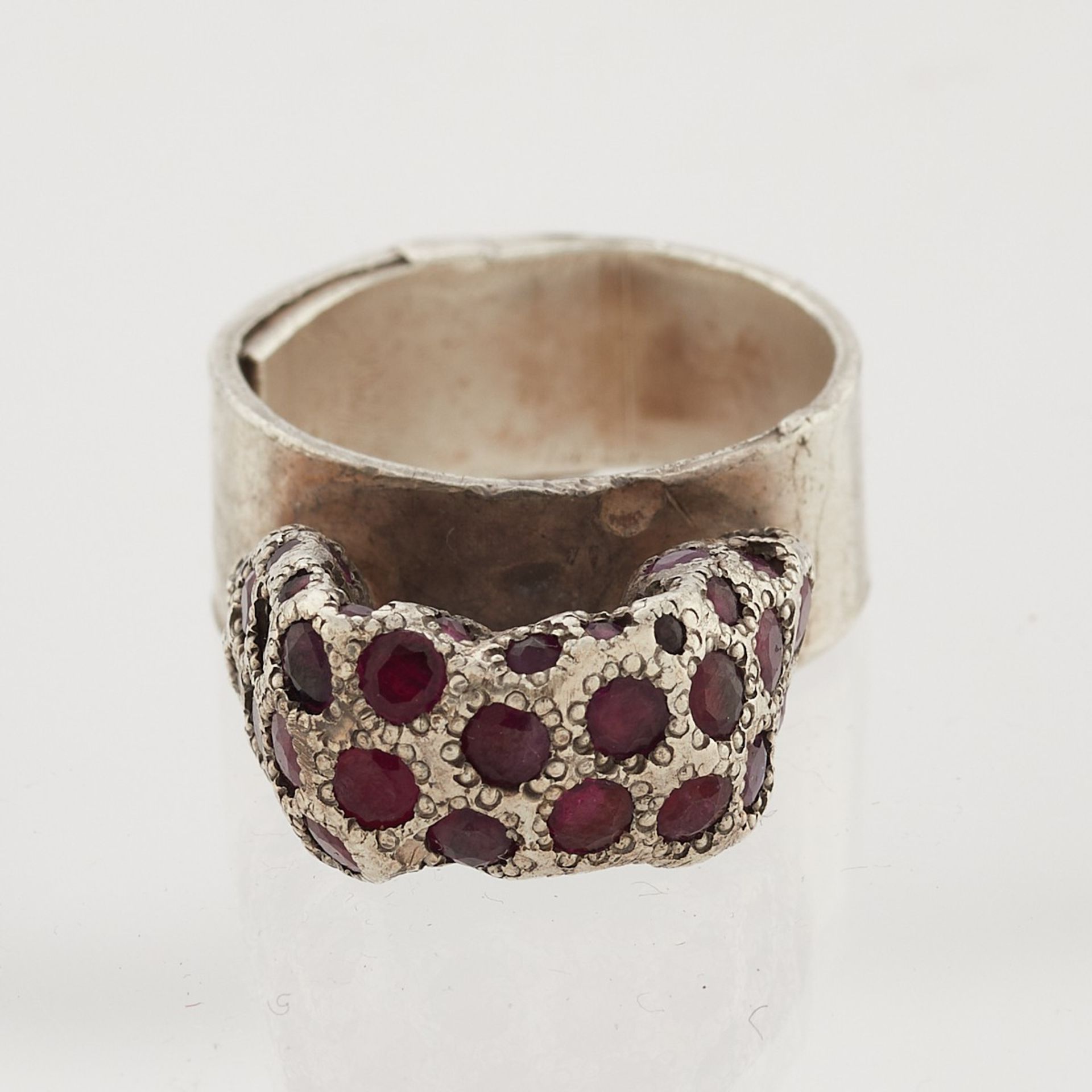 Karl Fritsch Sterling Silver & Ruby Ring - Image 2 of 7