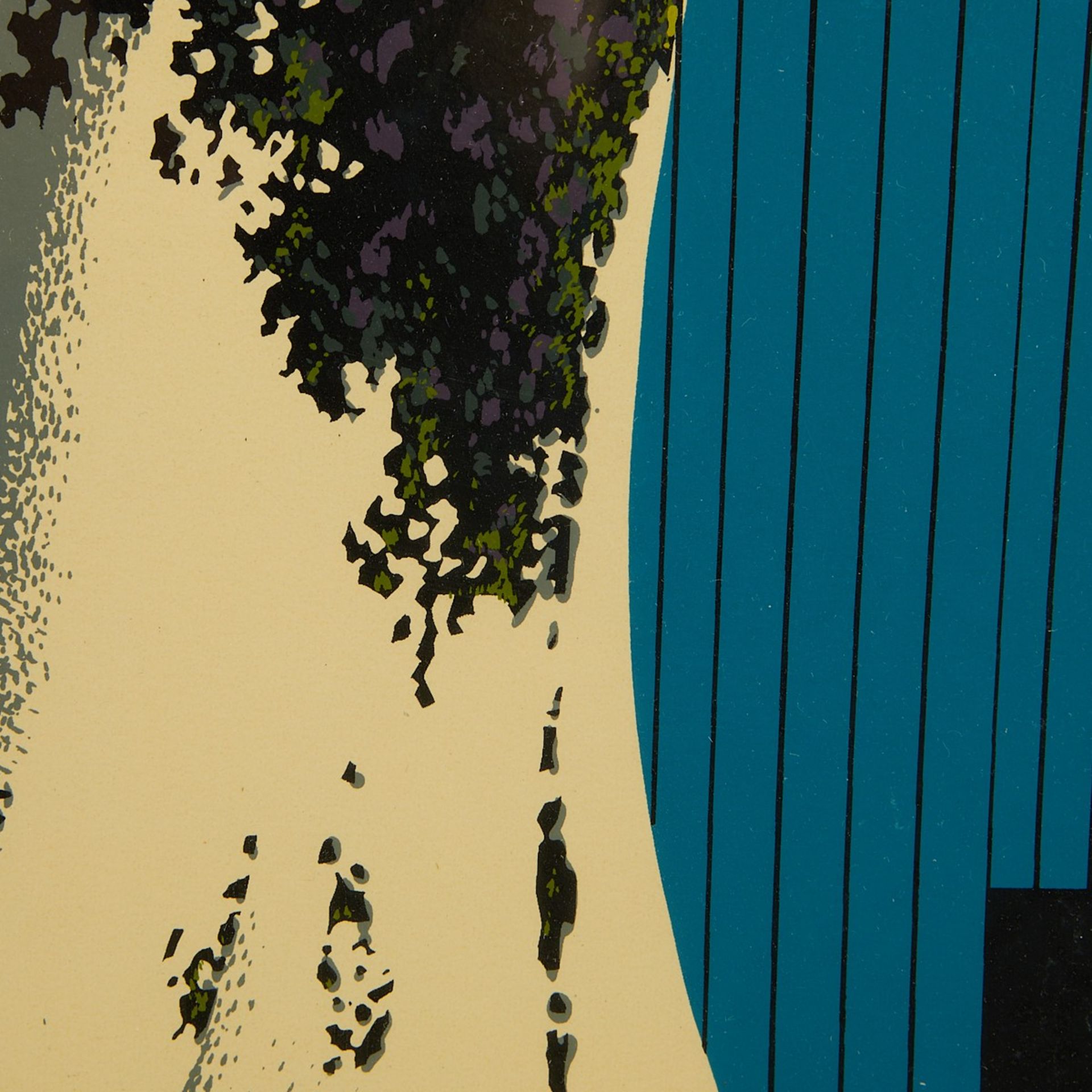 Eyvind Earle "Winter Quiet" Screenprint - Image 6 of 7