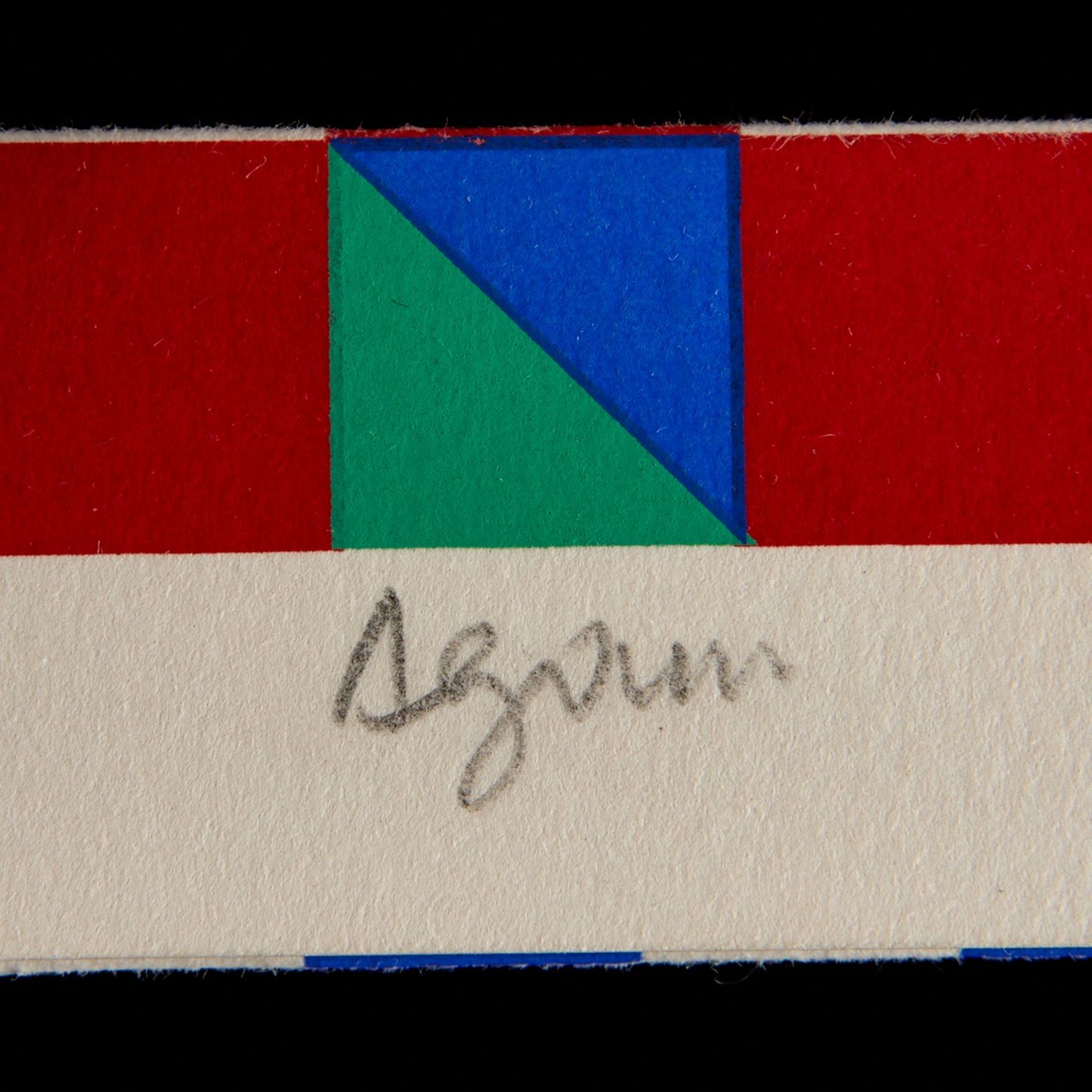 Yaacov Agam "Agamograph" Screenprint Flags - Bild 4 aus 9