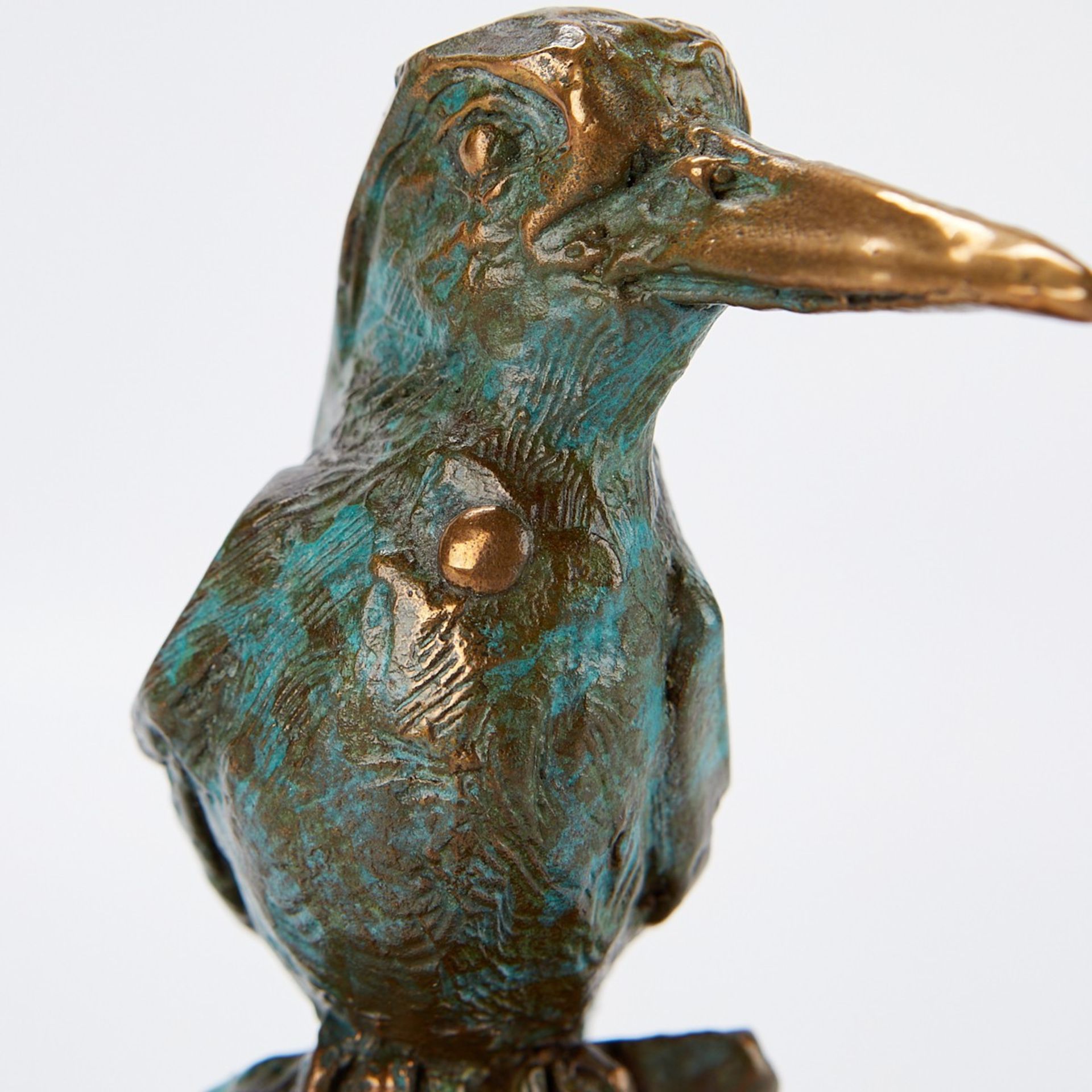 2 Bronze Sculptures - Bird & Chameleon - Image 13 of 13