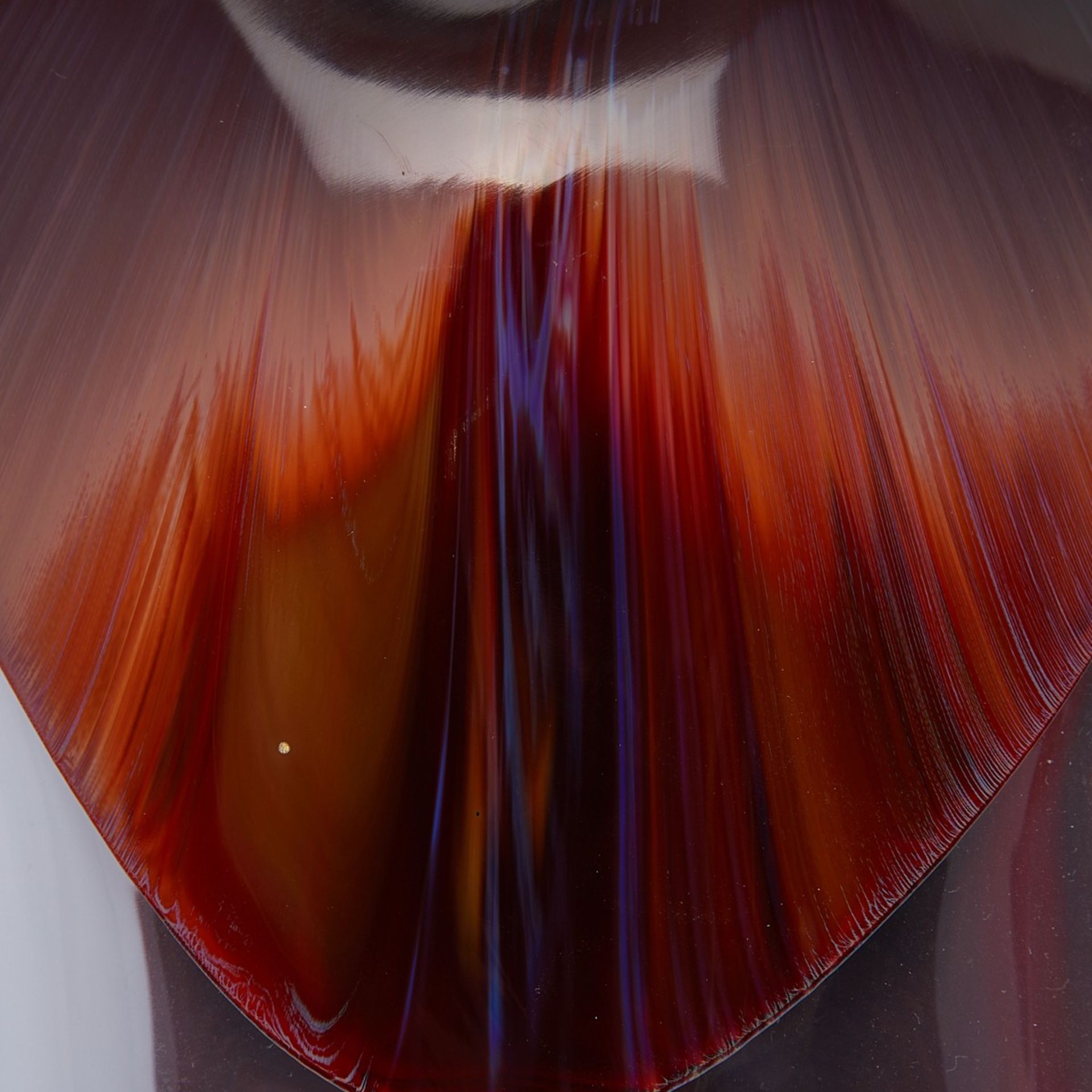 Dino Rosin Murano Italian Glass Vase - Bild 8 aus 11