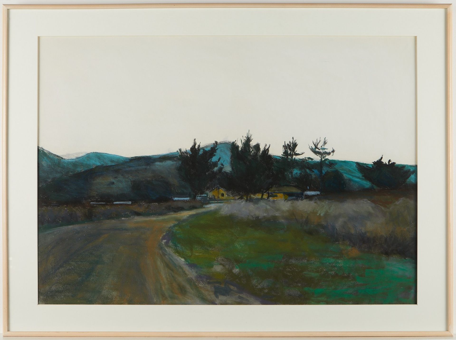 Robert McKibbin Distant Blue Hills Pastel Drawing - Bild 3 aus 5
