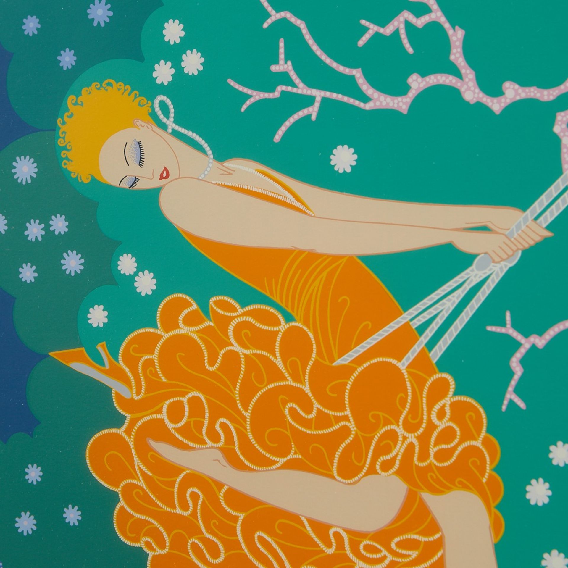 Erte "The Swing" Serigraph 1984 - Bild 2 aus 9