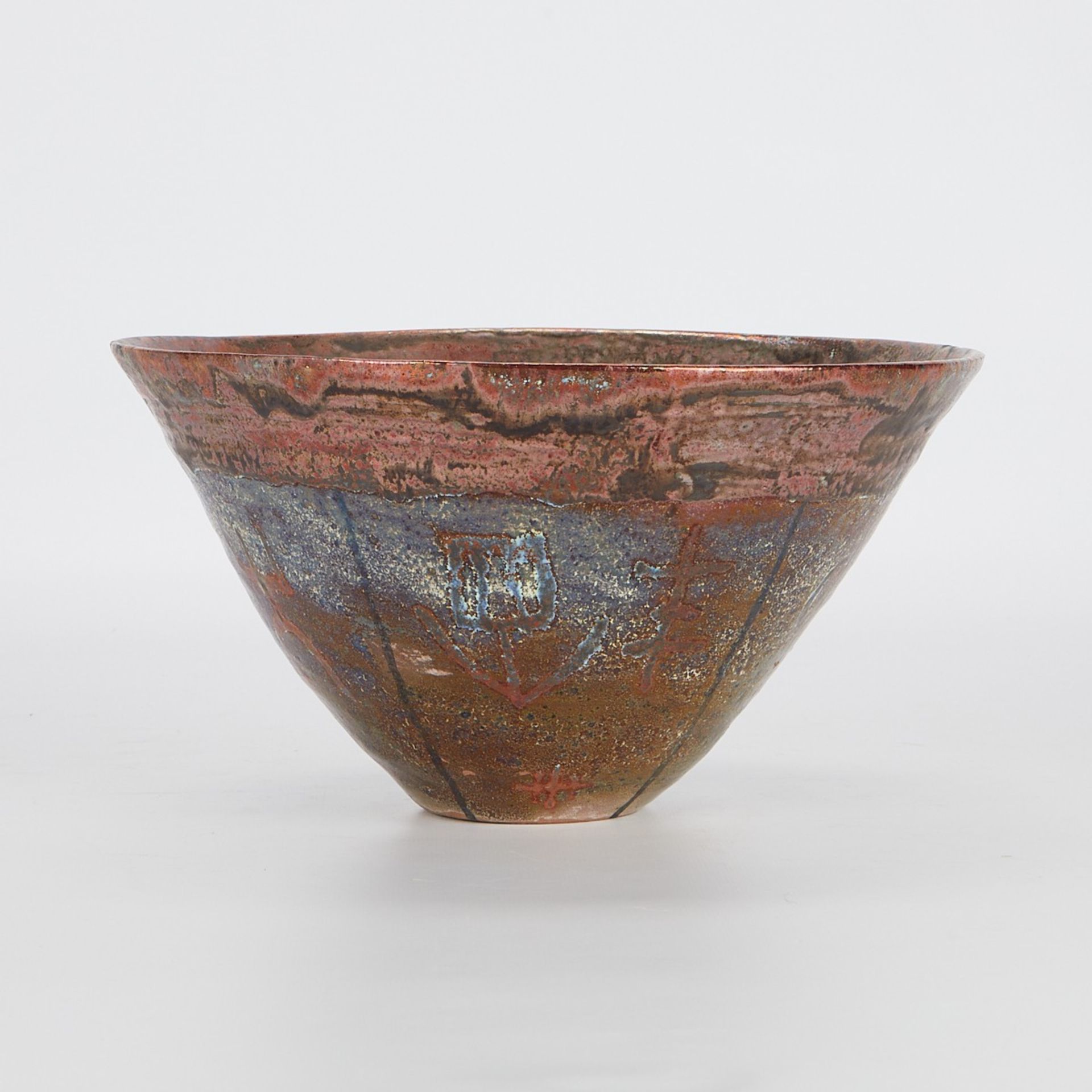 Beatrice Wood Beato Luster Ceramic Vase - Image 4 of 11