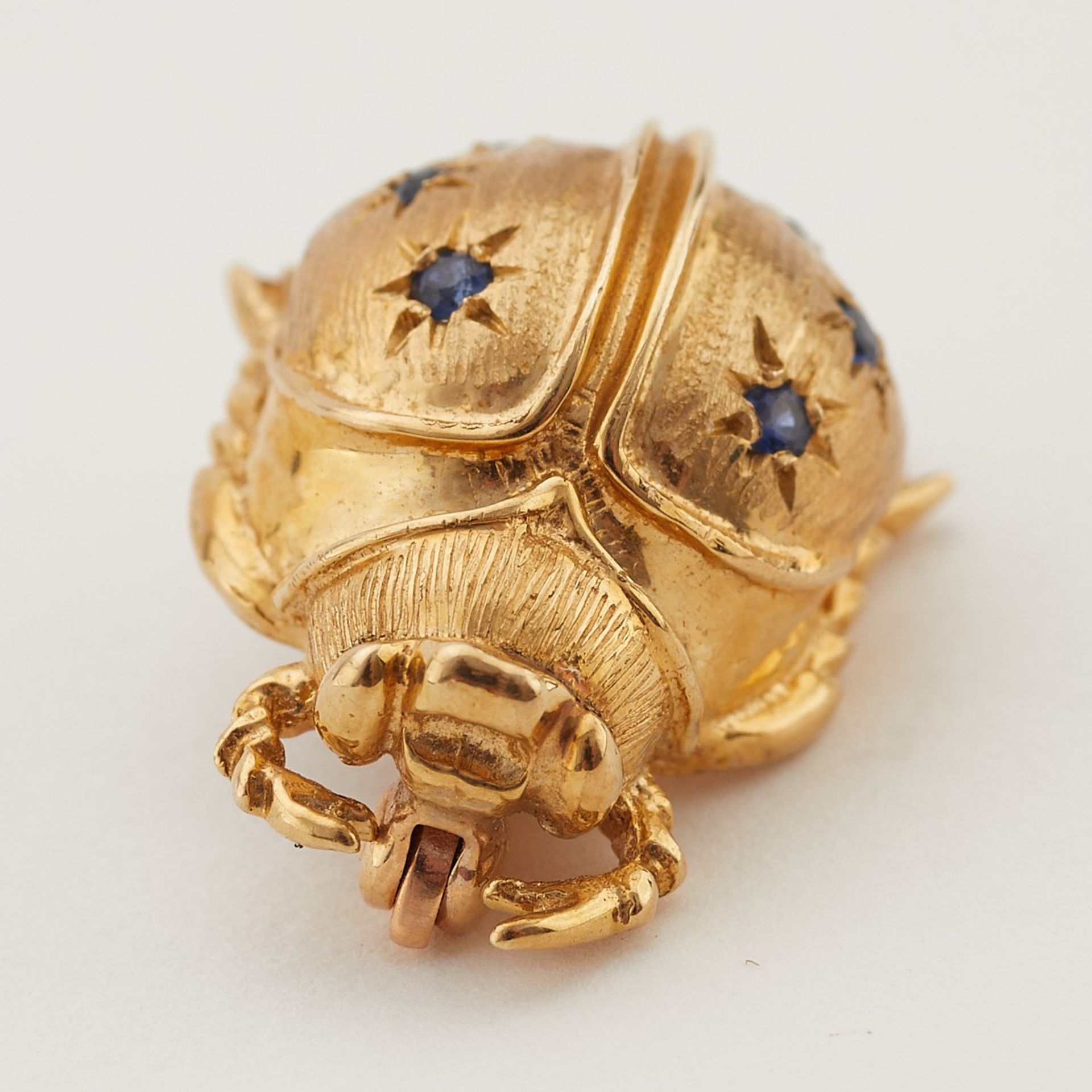 Carl D. Lindstrom 14K Gold Beetle Pin - Image 5 of 7