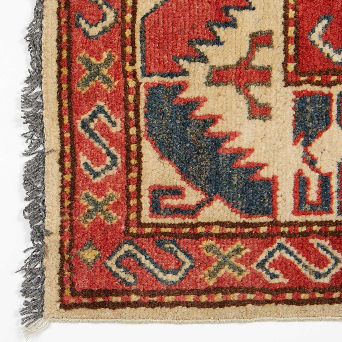 20th c. Kazak Wool Rug 6' x 4' - Image 3 of 7