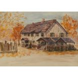 Doug Ballard "Old Grand Hotel" Watercolor