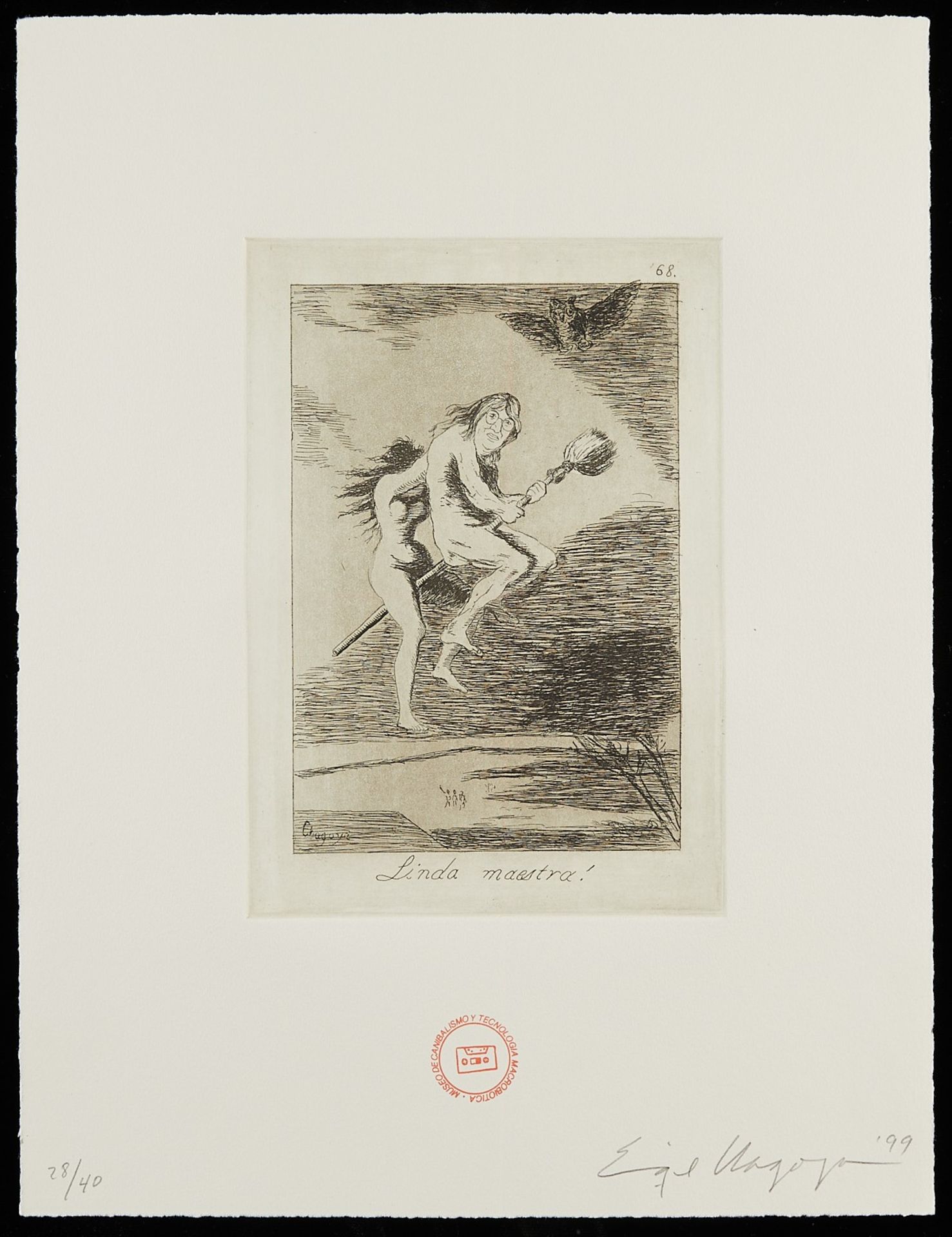 Grp: 8 Chagoya "Return To Goya's Caprichos" Suite - Image 17 of 40