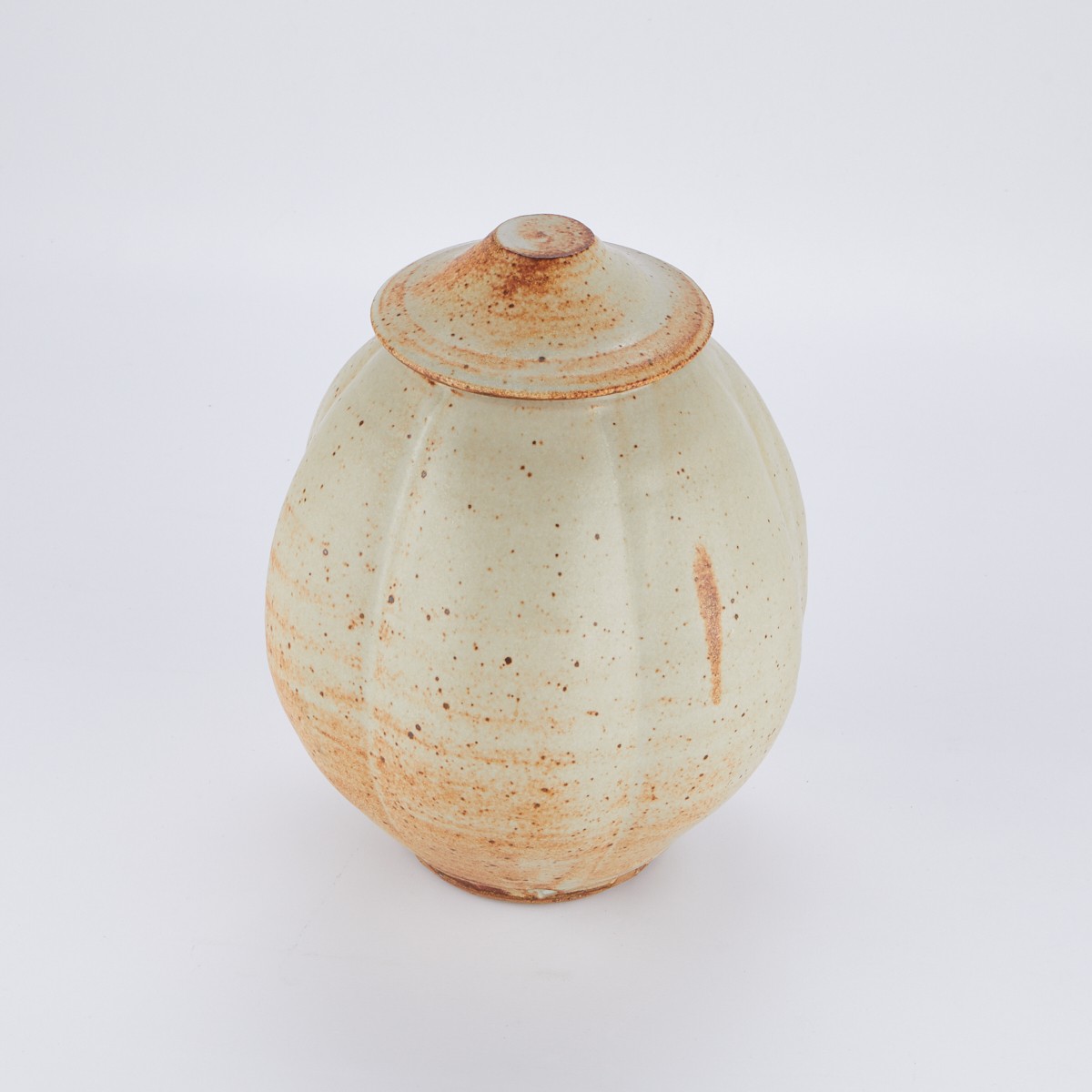Warren MacKenzie Lobed Covered Vase - Marked - Image 7 of 11