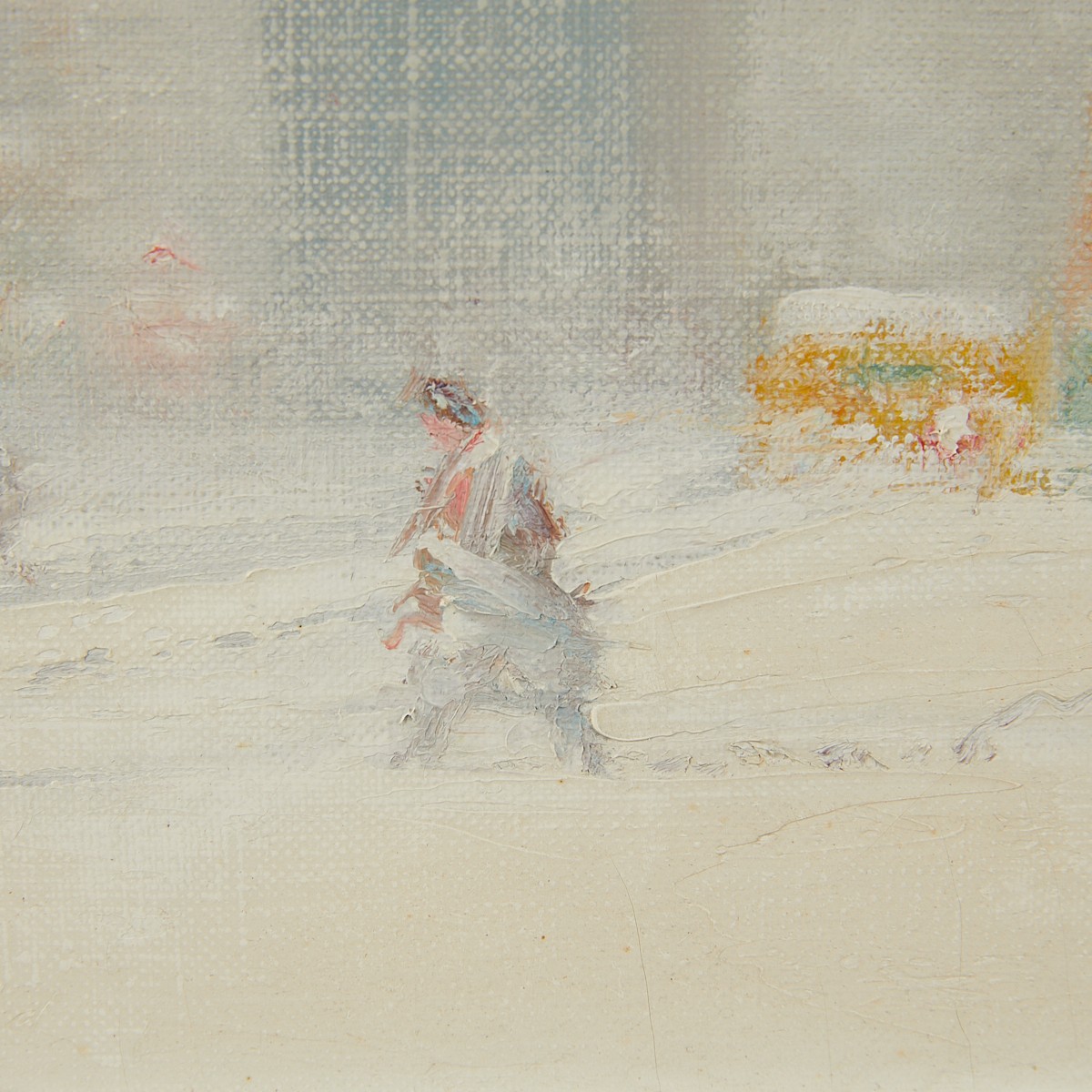 Johann Berthelsen "Winter in Washington Square NY" - Image 3 of 7