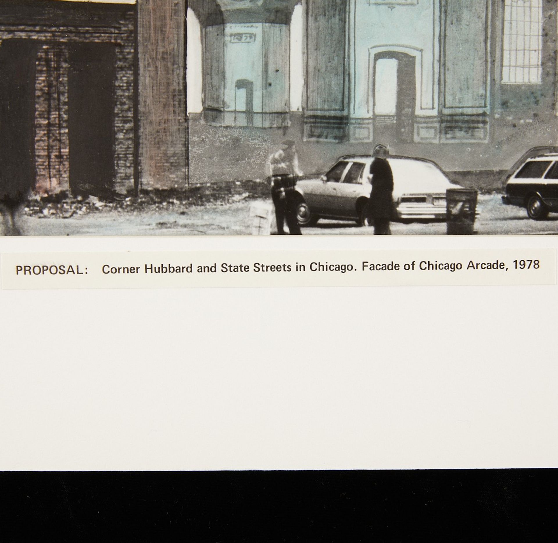 Richard Haas Photomontage Proposal Chicago Arcade - Image 7 of 7