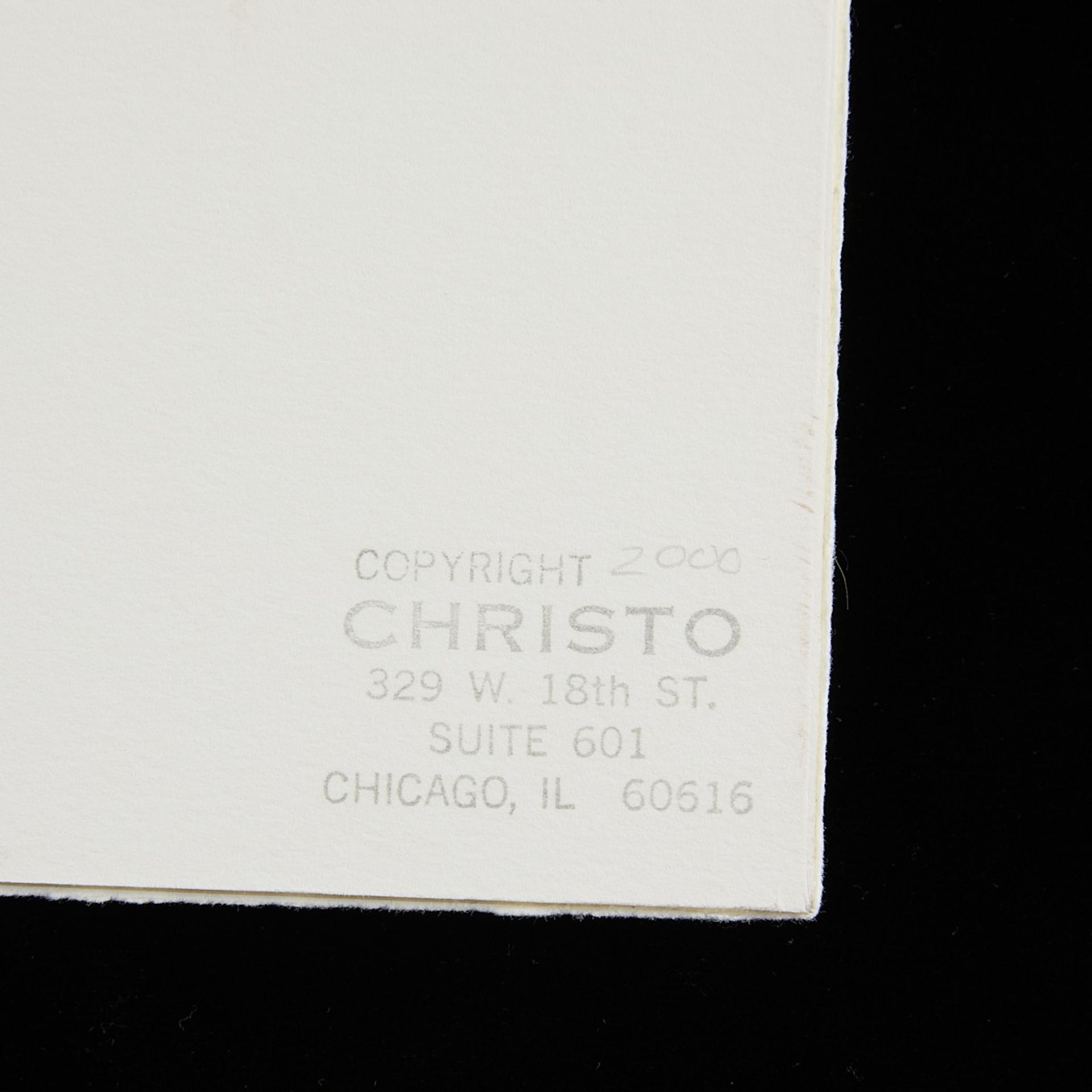 Christo "Wrapped Champagne Bottle" Collage 2000 - Bild 5 aus 10