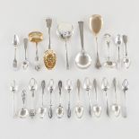 Group of 23 Sterling & Silver Spoons