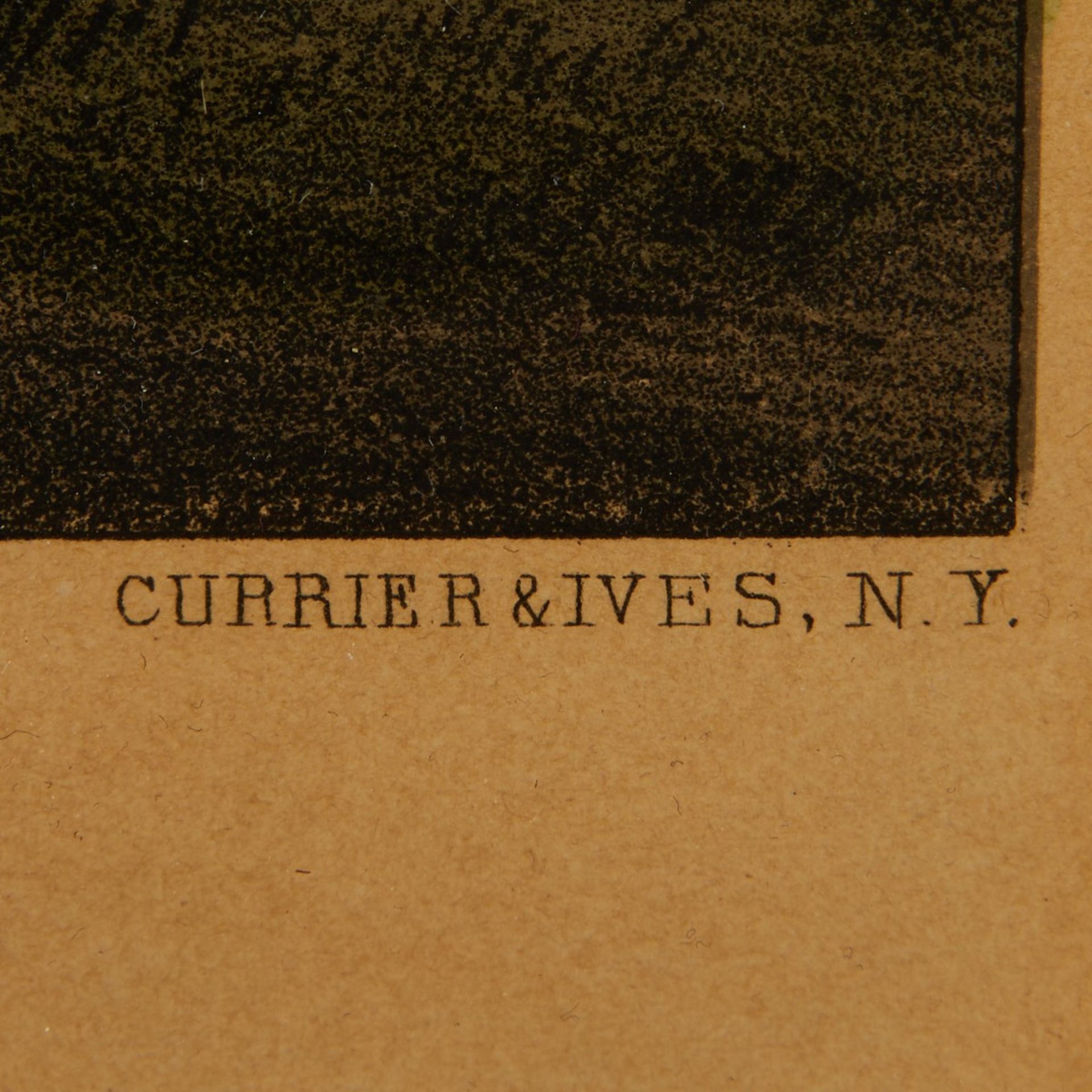 Currier & Ives "The Wayside Inn" Longfellow Print - Bild 4 aus 9