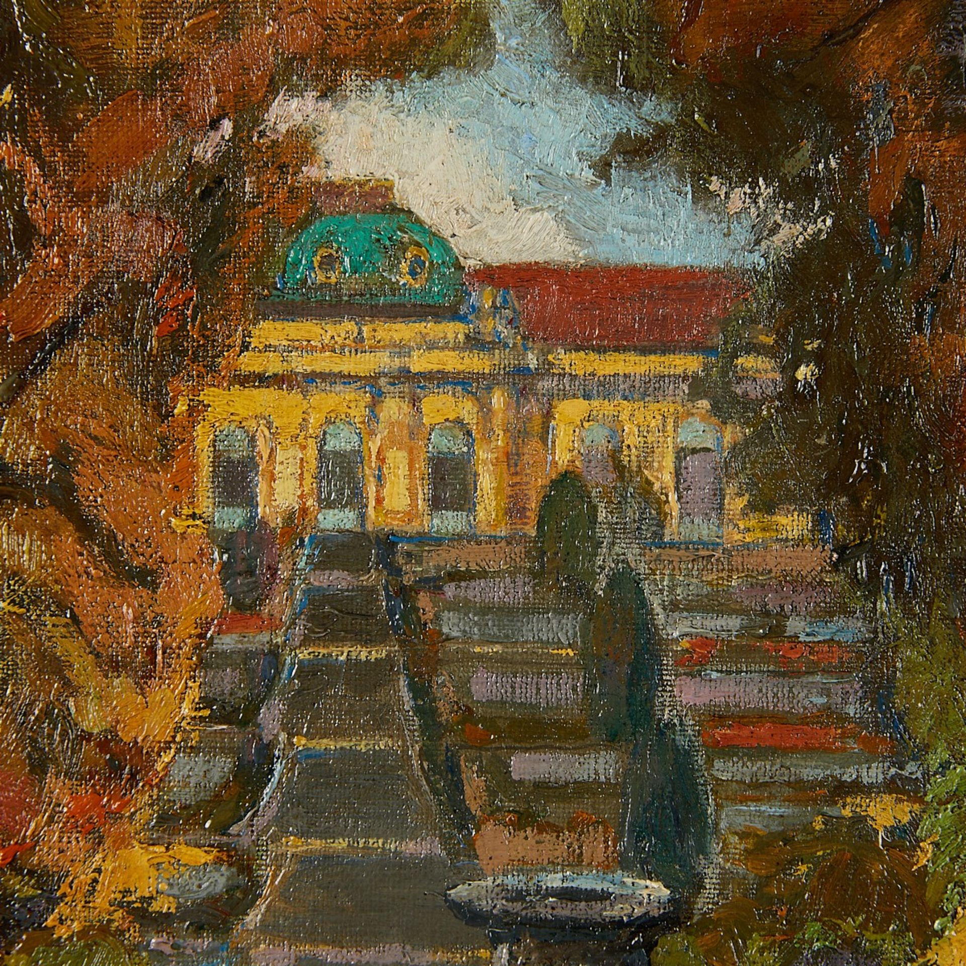 Oil Painting Park and Sanssouci Castle in Potsdam - Image 5 of 7