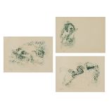 3 Hoi Lebadang Horse Etchings