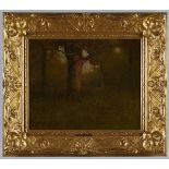 George Inness "Sun's Last Gleam" Tonalist Painting