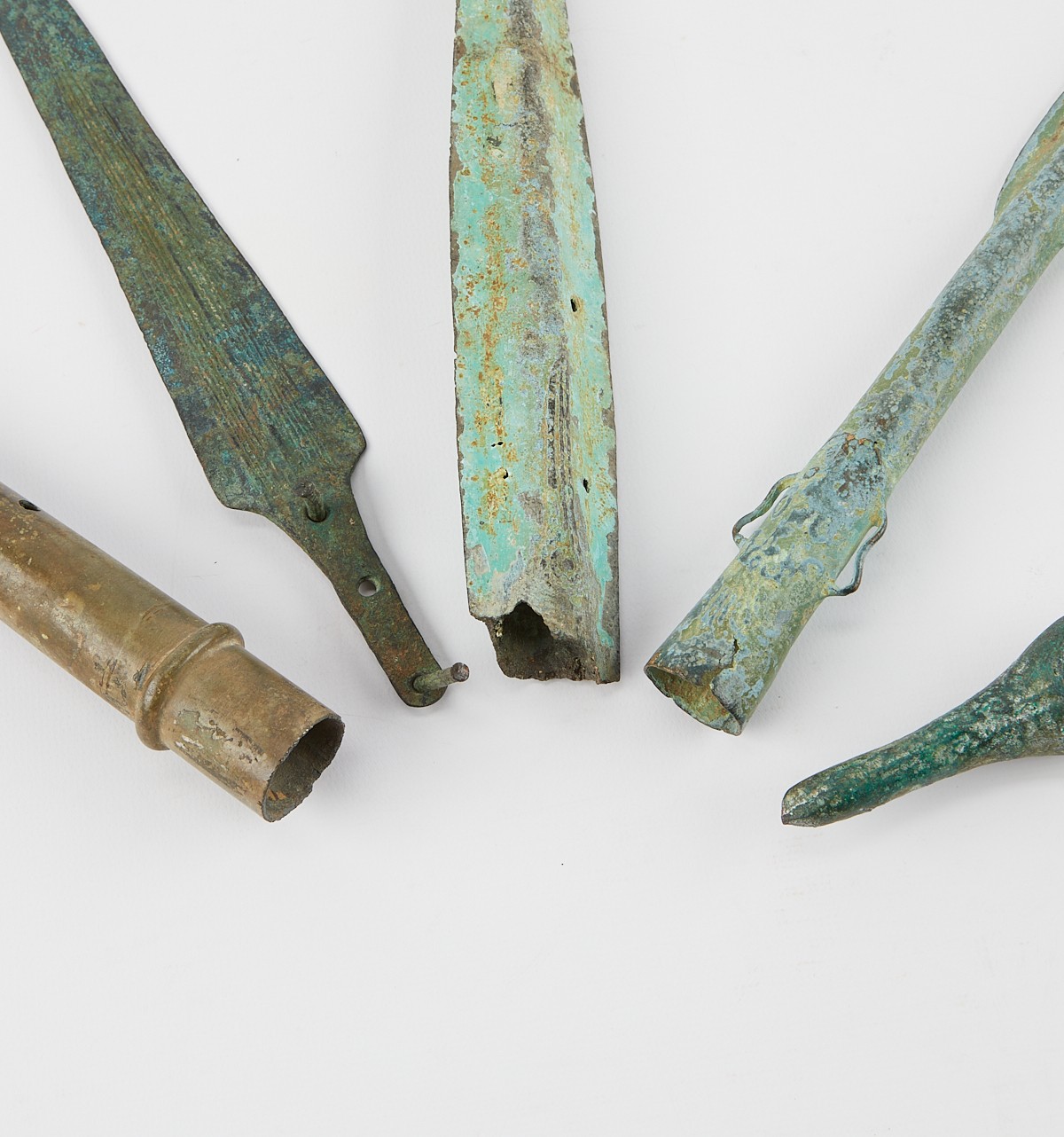 5 Chinese Archaic Bronze Weapons - Image 6 of 10