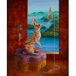 Wendy Vaughan "French Hare" Fantasy Painting