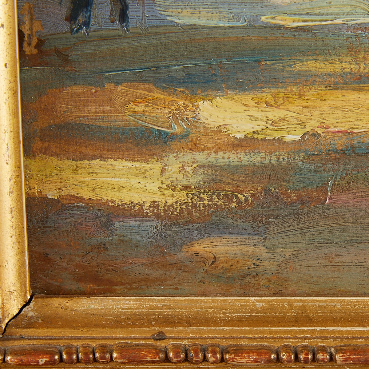 Unsigned Oil on Board French School Painting - Image 5 of 6