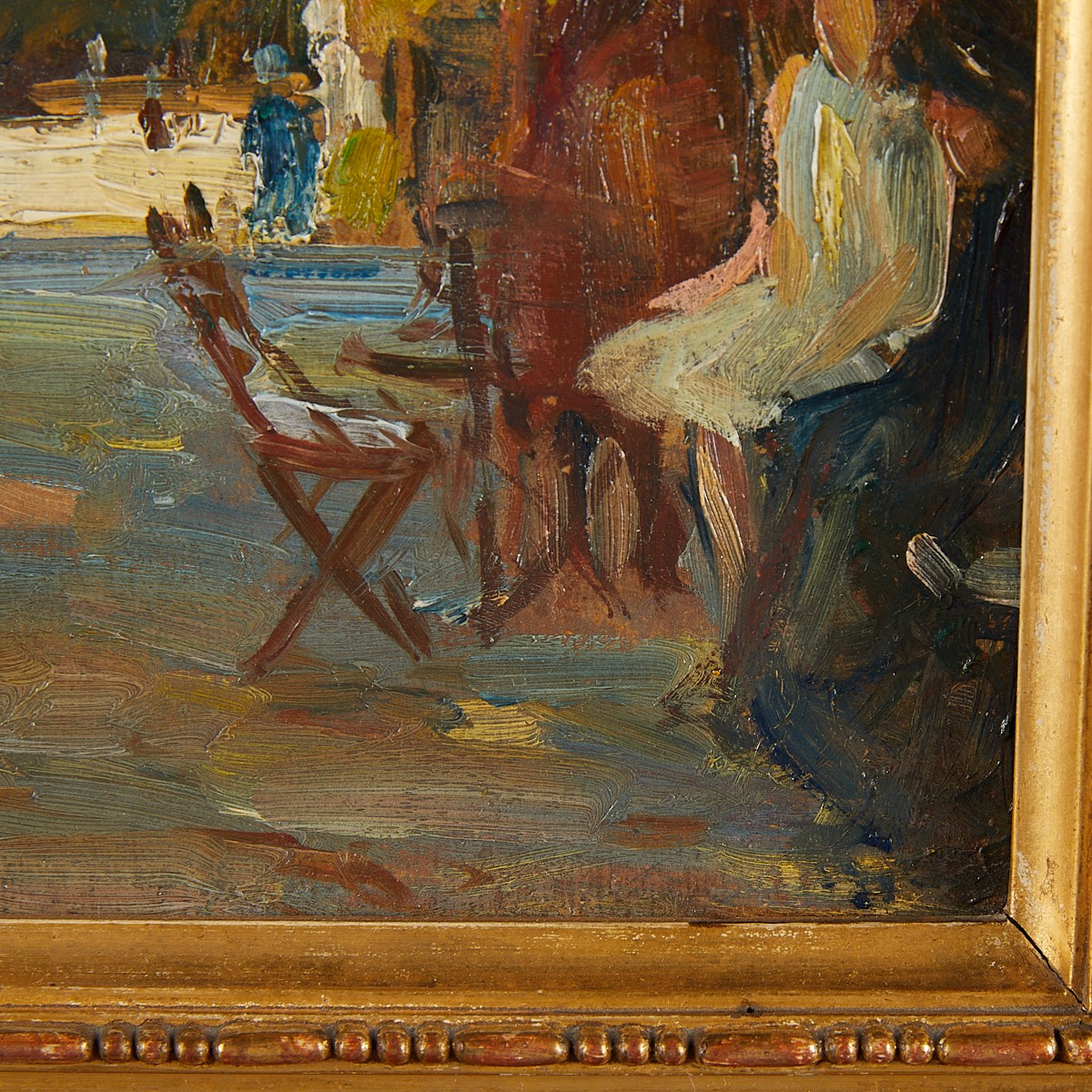 Unsigned Oil on Board French School Painting - Image 4 of 6