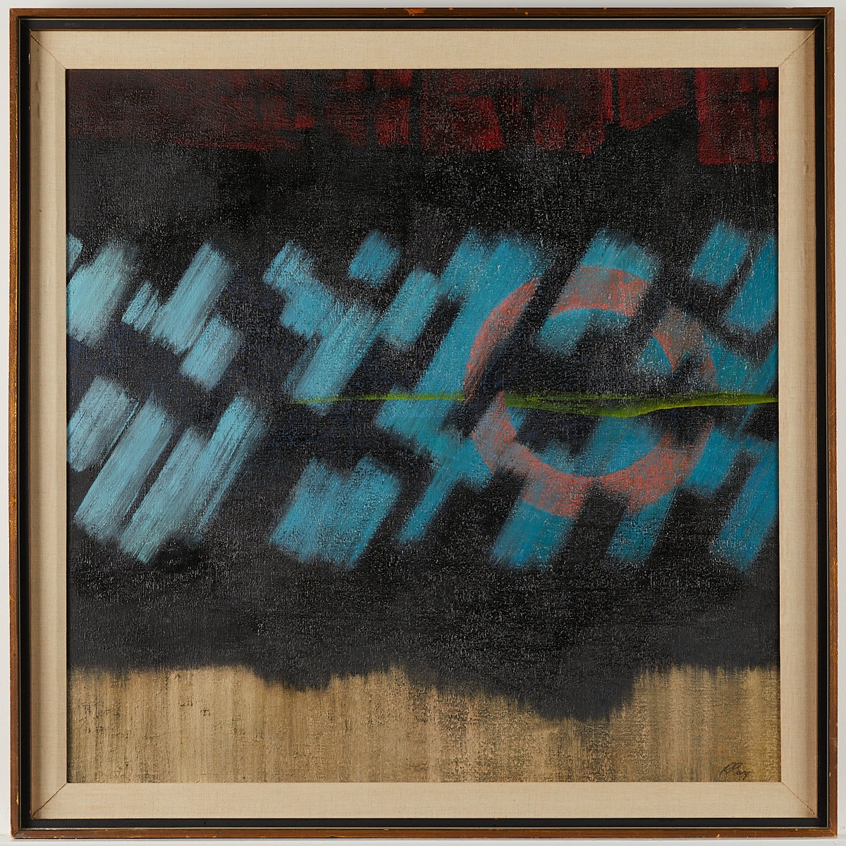 Robert Ray "Silences, II" Oil on Canvas - Image 3 of 7