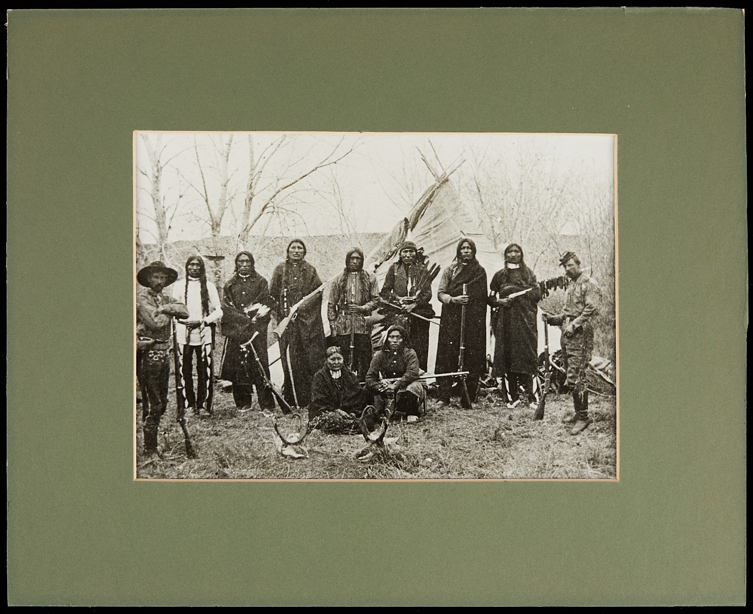 2 Photos of Native Americans - Curtis & Allen - Image 5 of 12