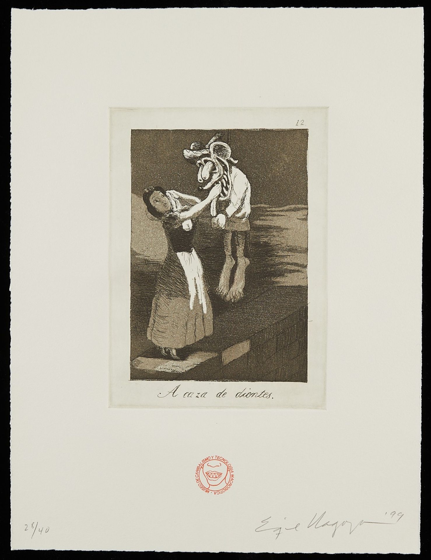 Grp: 8 Chagoya "Return To Goya's Caprichos" Suite - Image 5 of 40